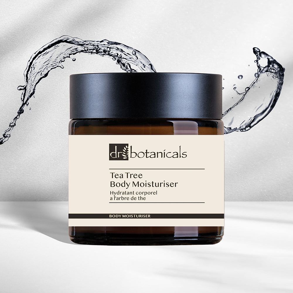 Teebaum-Gesichtspeeling, Lavendel & Vitamin C, Tages- & Nachtcreme, Teebaum-Körpercreme