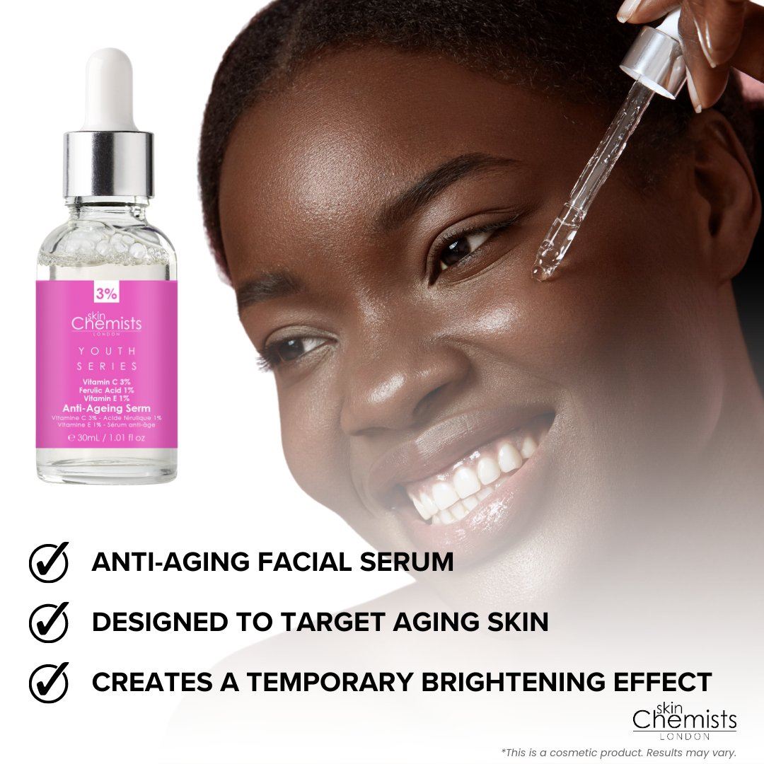Sérum anti-âge Youth Series Vitamine C 3 %, Acide férulique 1 %, Vitamine E 1 % 30 ml