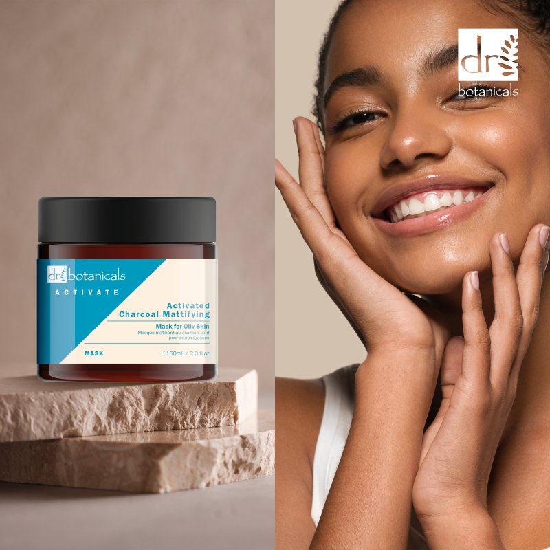 Masque matifiant au charbon actif pour peaux grasses 60 ml