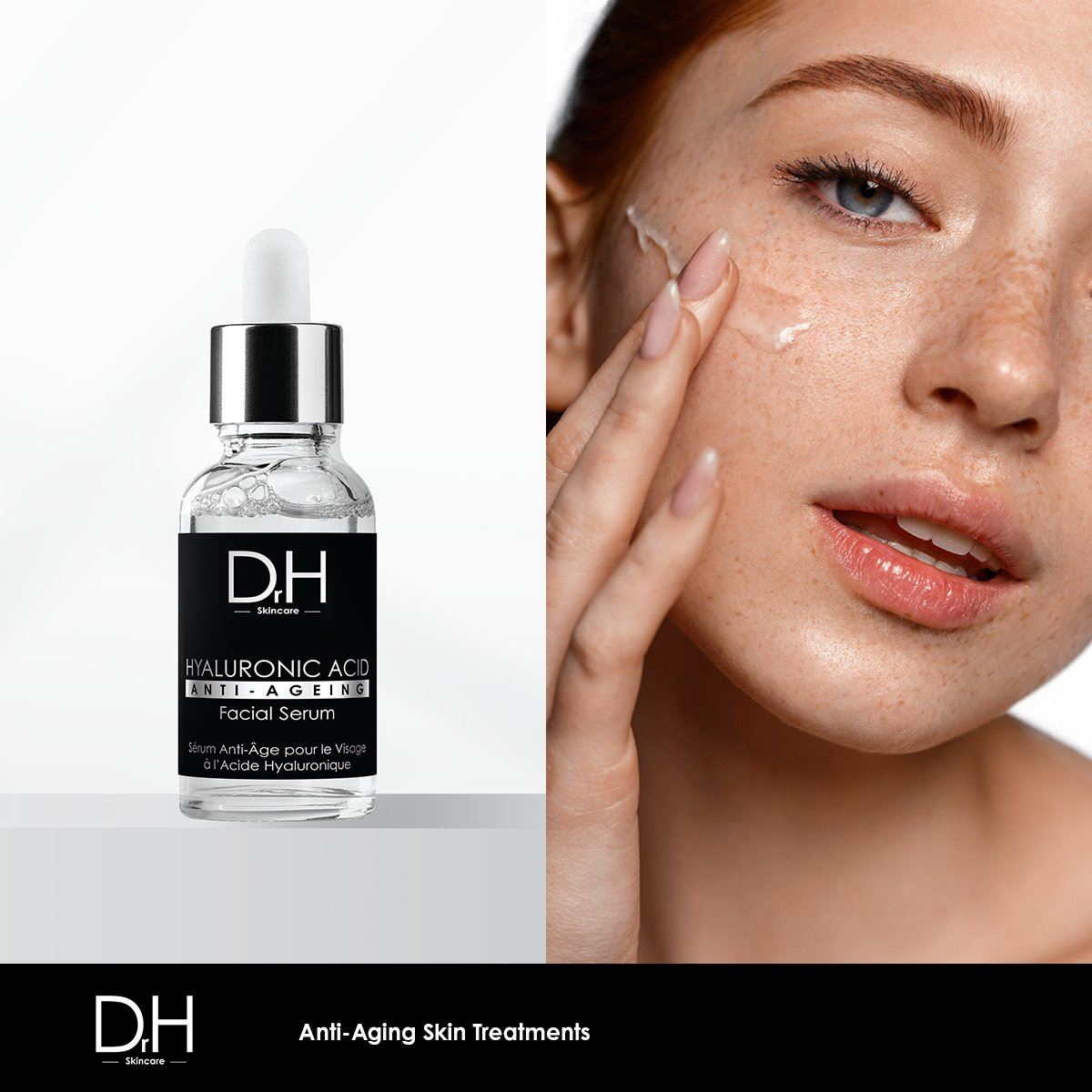 Sérum visage anti-âge à l'acide hyaluronique 30 ml