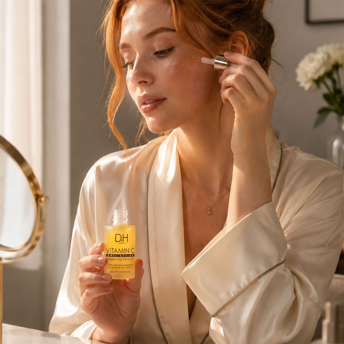Huile visage éclaircissante à la vitamine C 30ml
