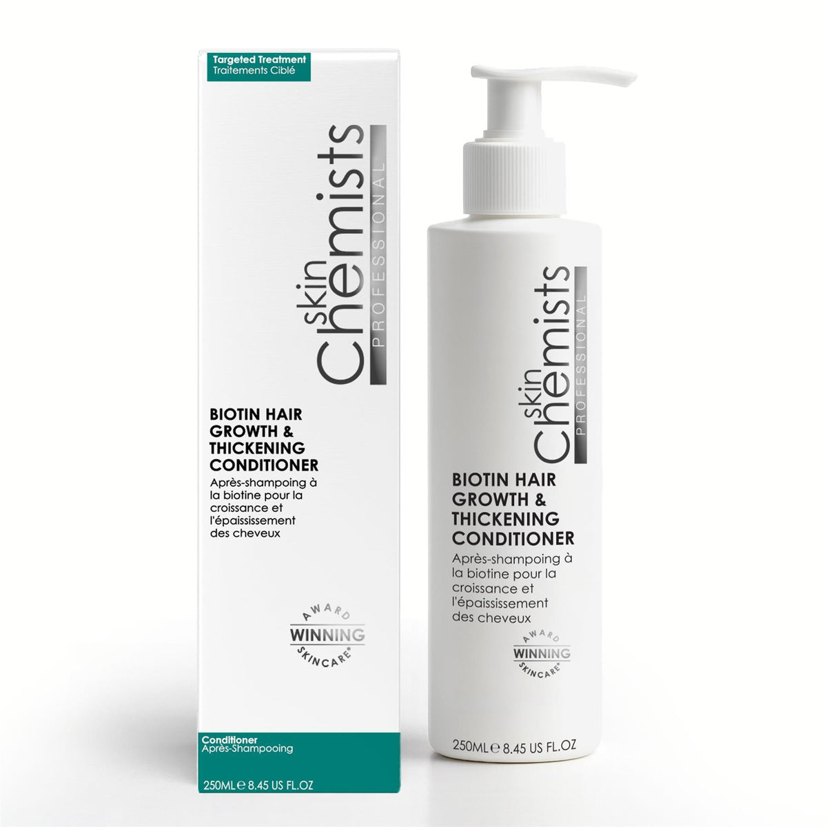 Après-shampooing à la biotine pour la pousse et l’épaississement des cheveux 250ml