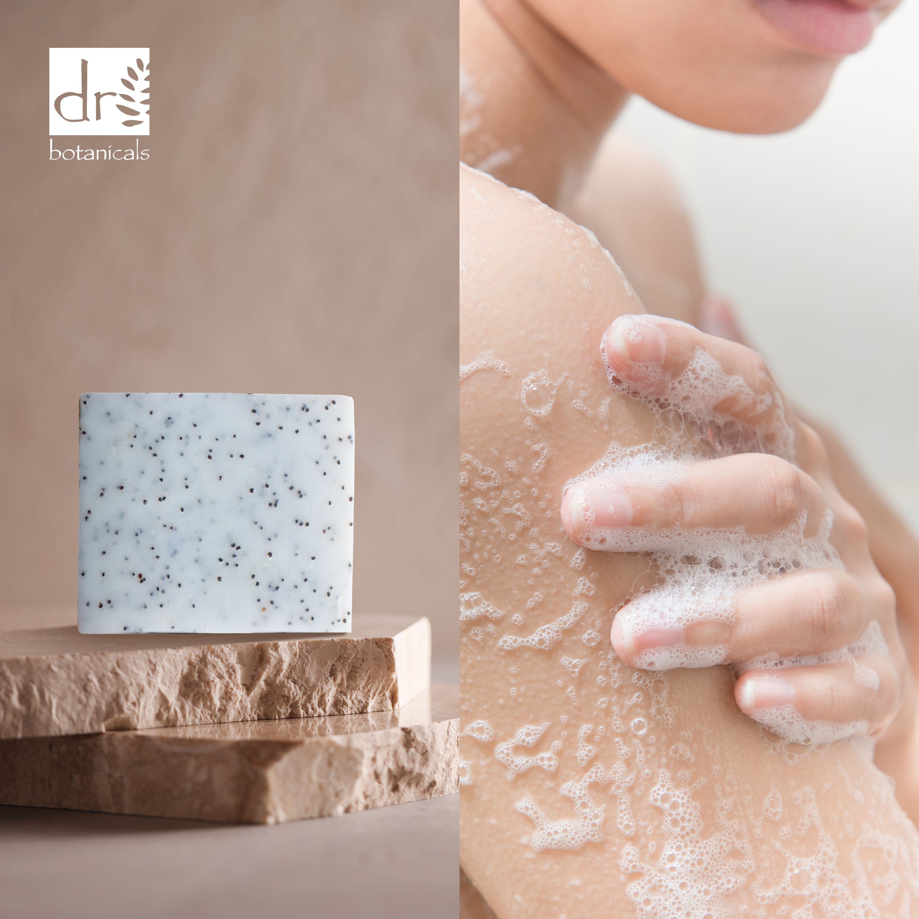 Advanced Strawberry & Poppy Seed Cleansing Bar 100g
