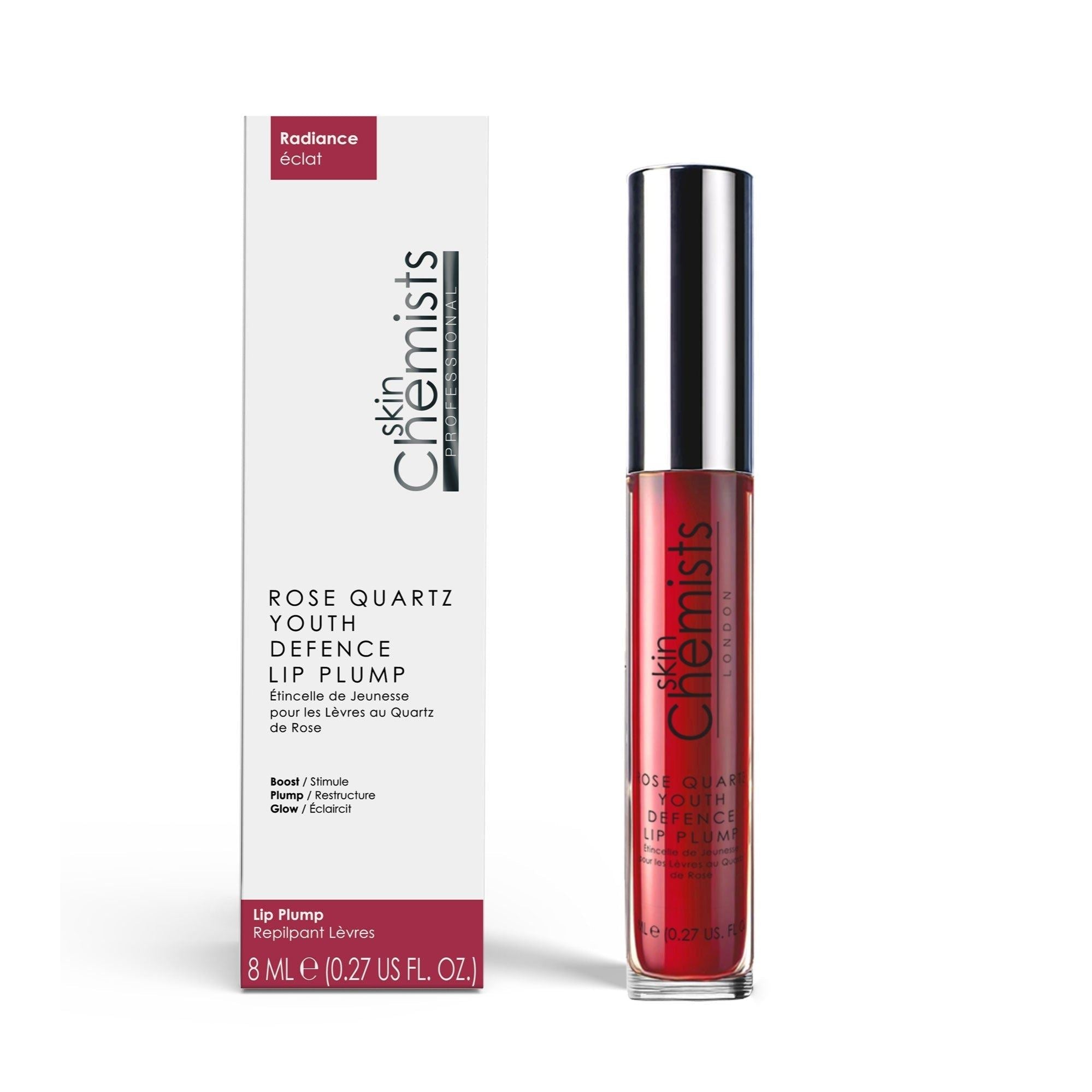 Baume repulpant pour les lèvres Rose Quartz Youth Defence 8 ml