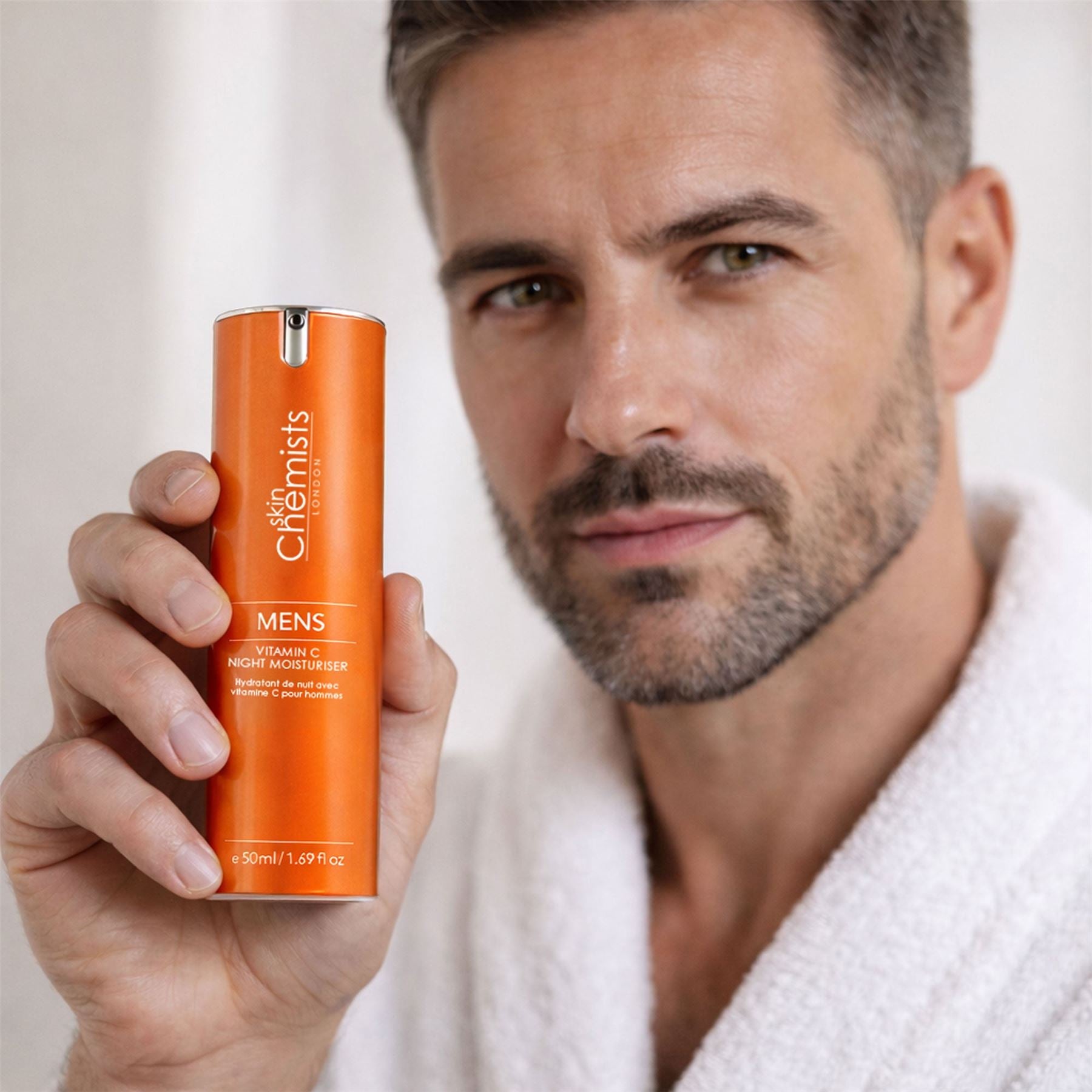 Vitamin-C-Nachtcreme für Männer, 50 ml