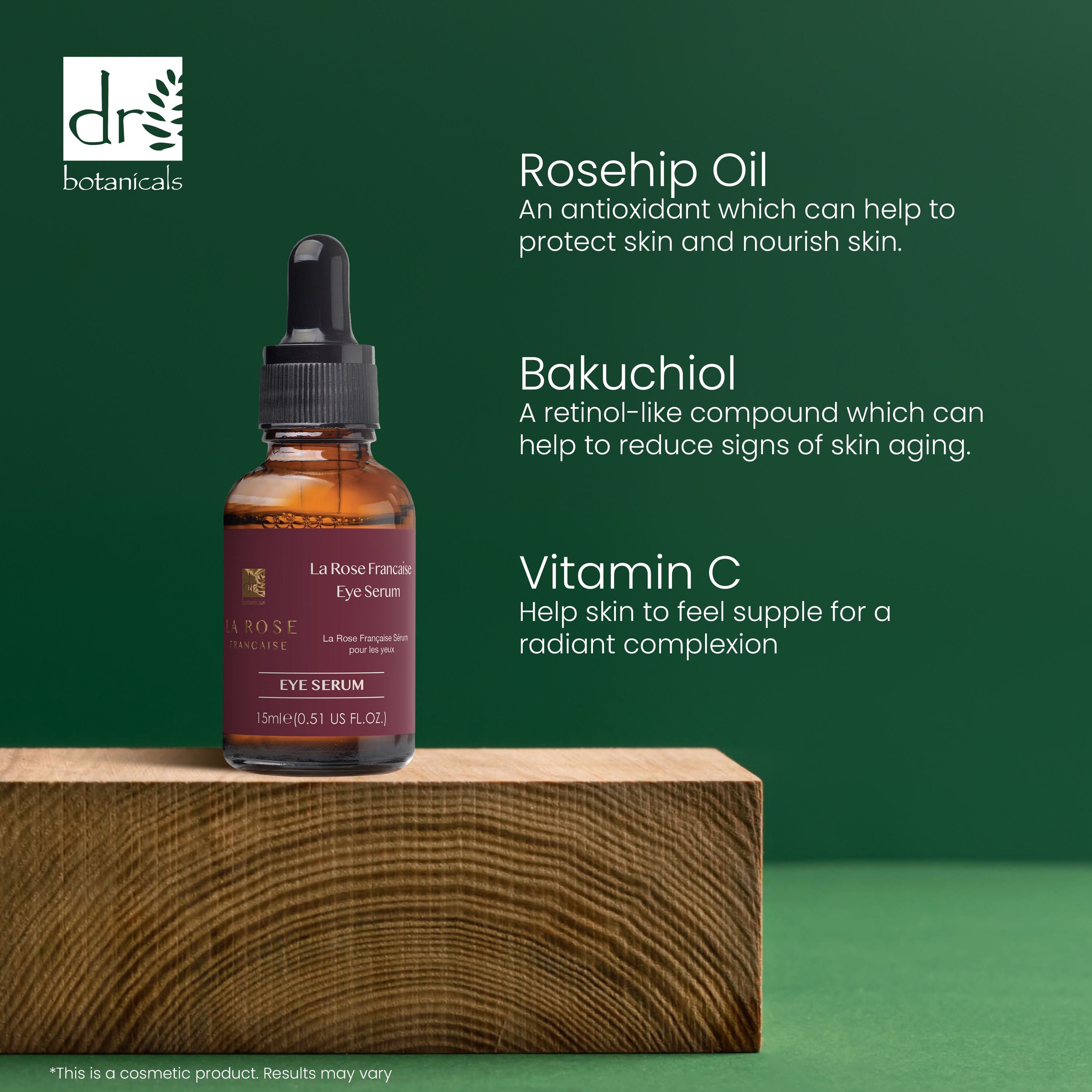 Anti-Aging La Rose Française Duo Feuchtigkeitscreme & Augenserum-Set