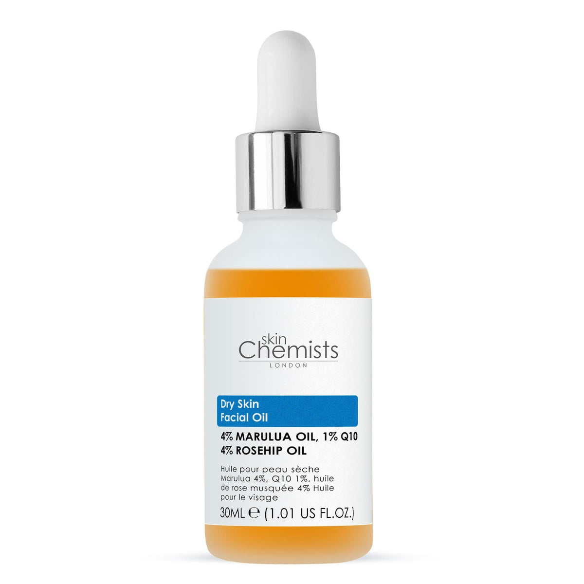 Siero viso con olio di marula al 4%, olio di rosa mosqueta al 4% e Q10 all'1% 30ml