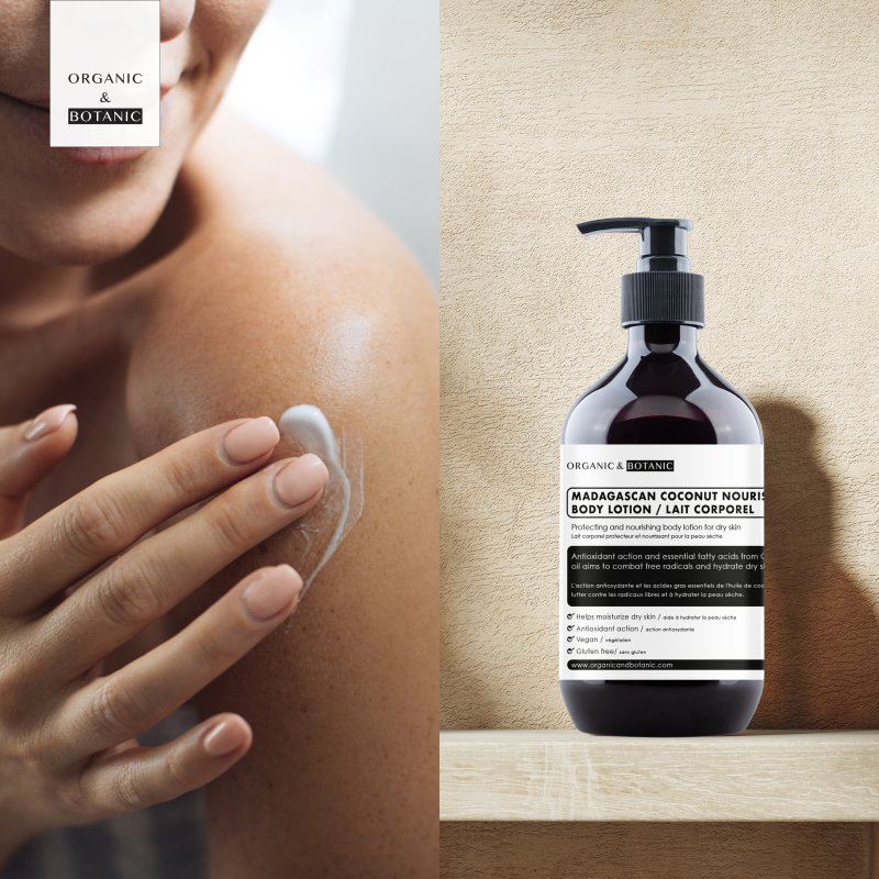 Madagascan Coconut Body Lotion - 250ml - Deeply Hydrating & Nourishing with Coconut Oil for Soft, Smooth, & Radiant Skin - skinChemists