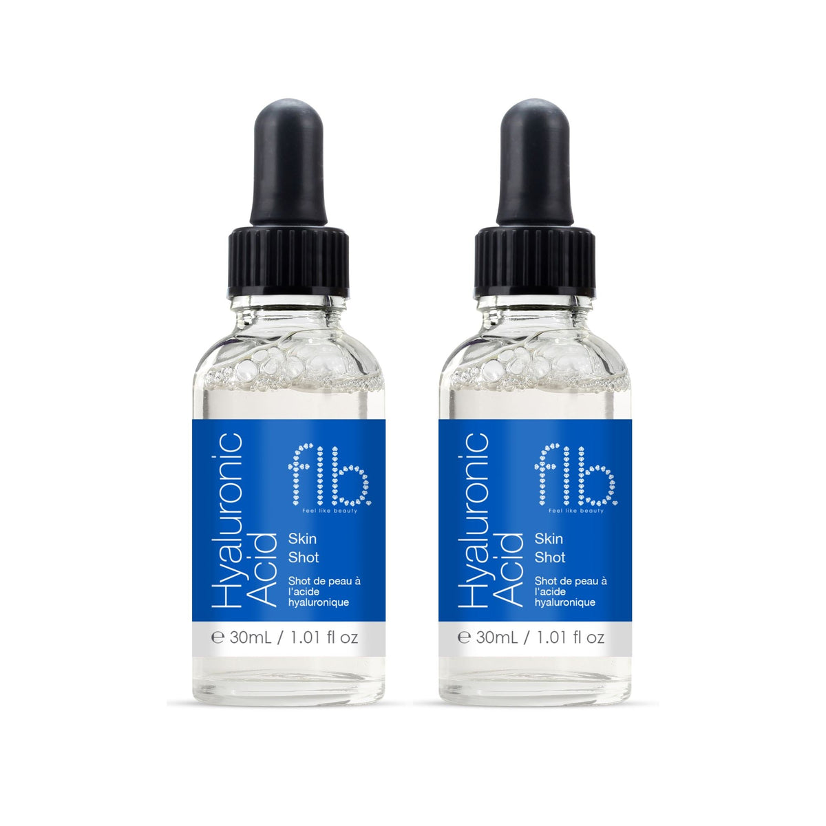Feel Like Beauty Hyaluronic Acid Skin Shot 30ml Twin Value Savings Pack - skinChemists