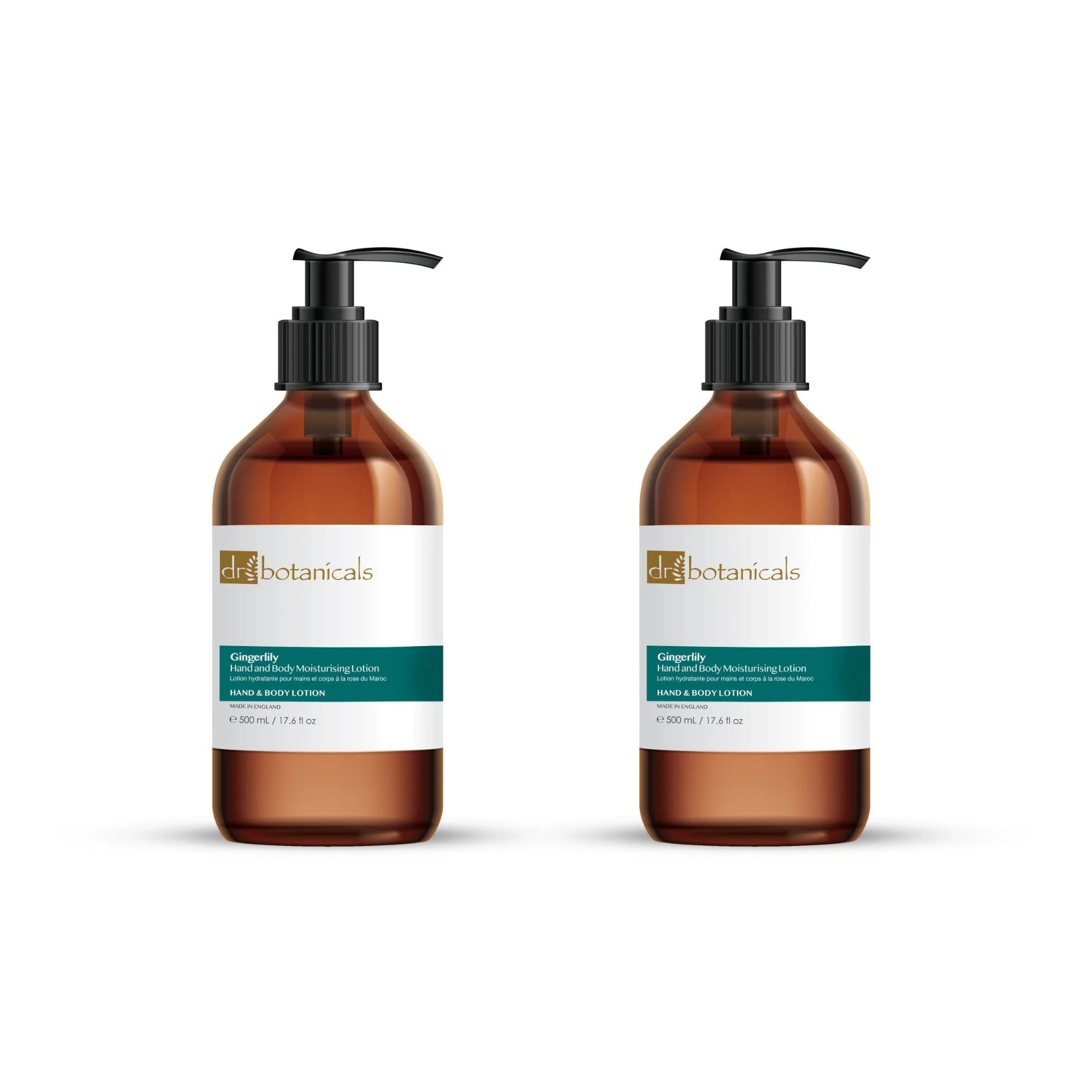 Gingerlily Hand & Body Moisturising Lotion 500ml Twin Value Savings Pack