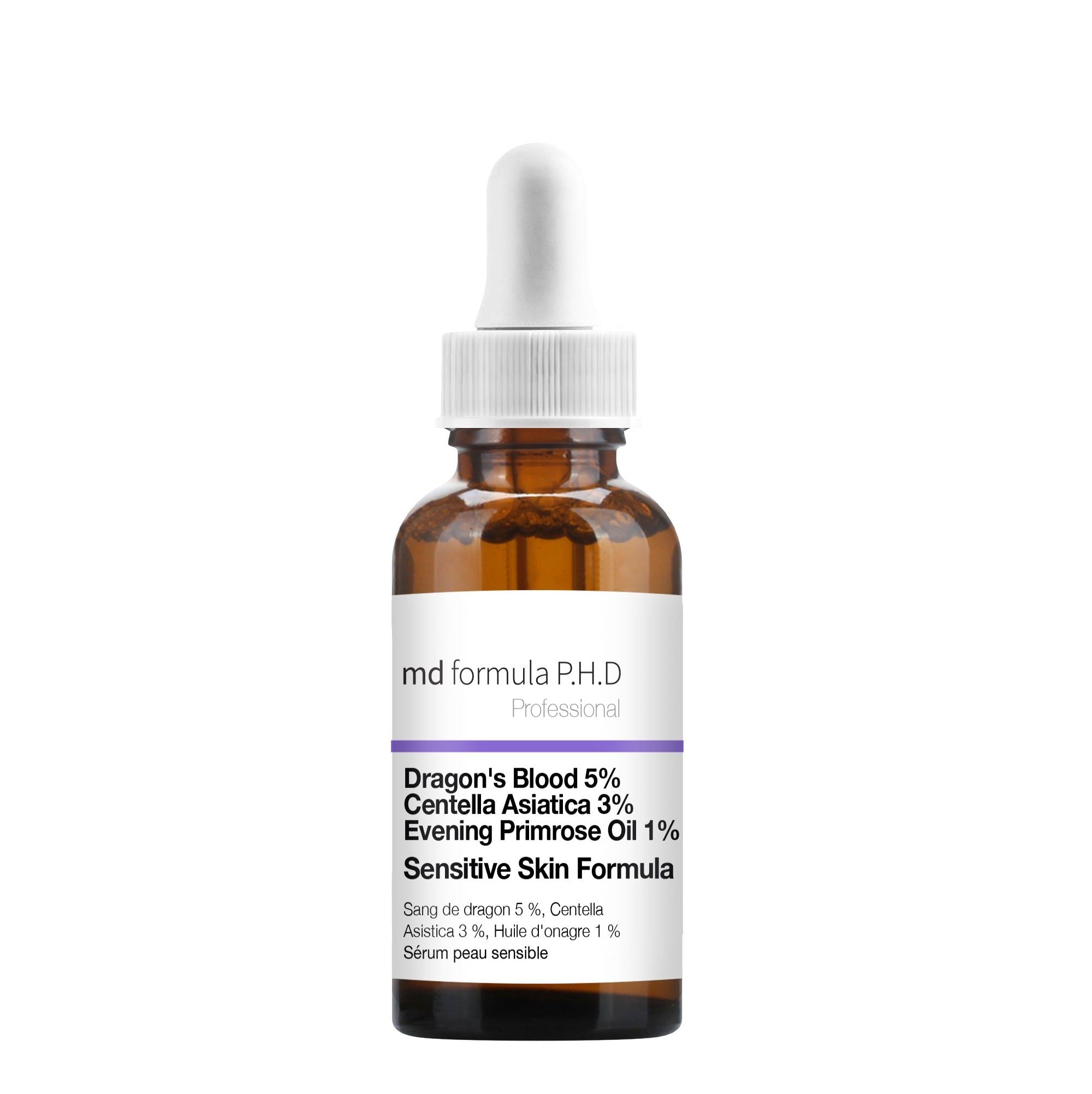 Sensitive Skin Serum Dragon's Blood 5%, Centella Asiatica 3%, Evening Primrose Oil 1% 30ml