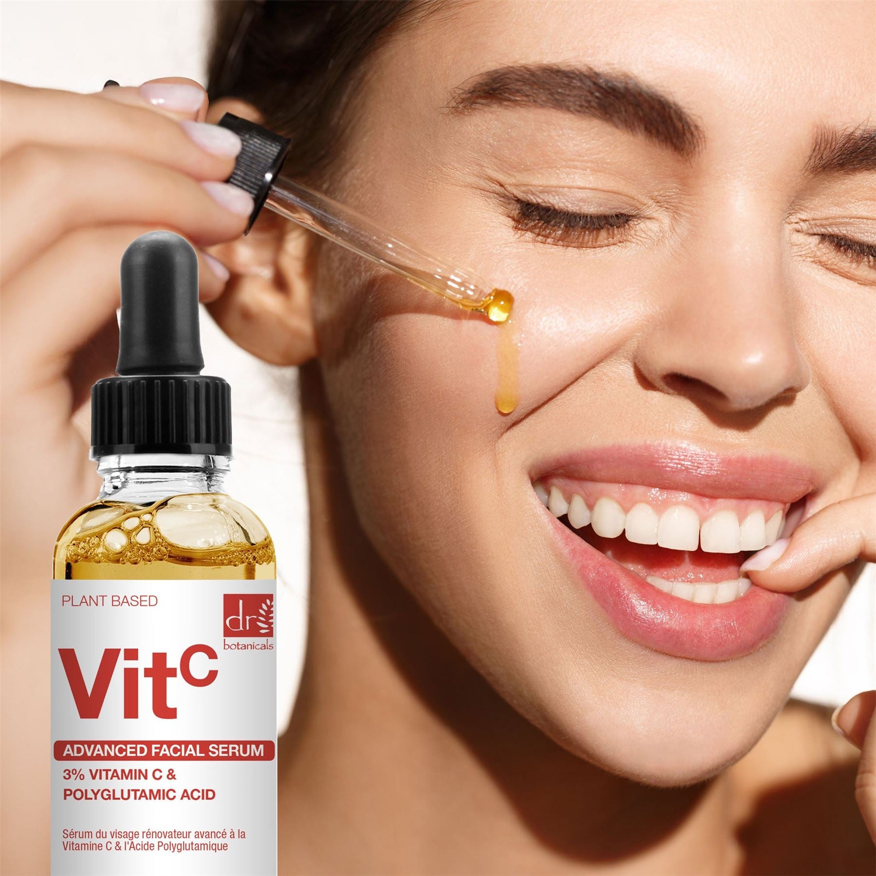 Dr Botanicals Apothecary Advanced Facial Serum 3% Vitamin C & Polyglutamic Acid 30ml