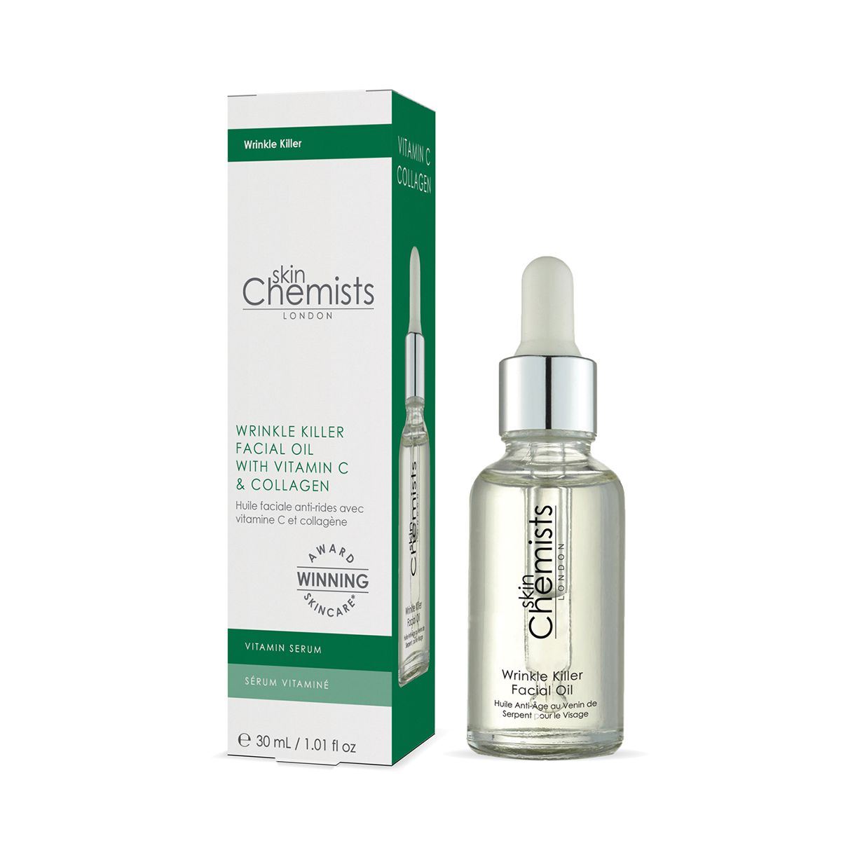 Wrinkle Killer Facial Oil 30ml Twin Value Savings Pack