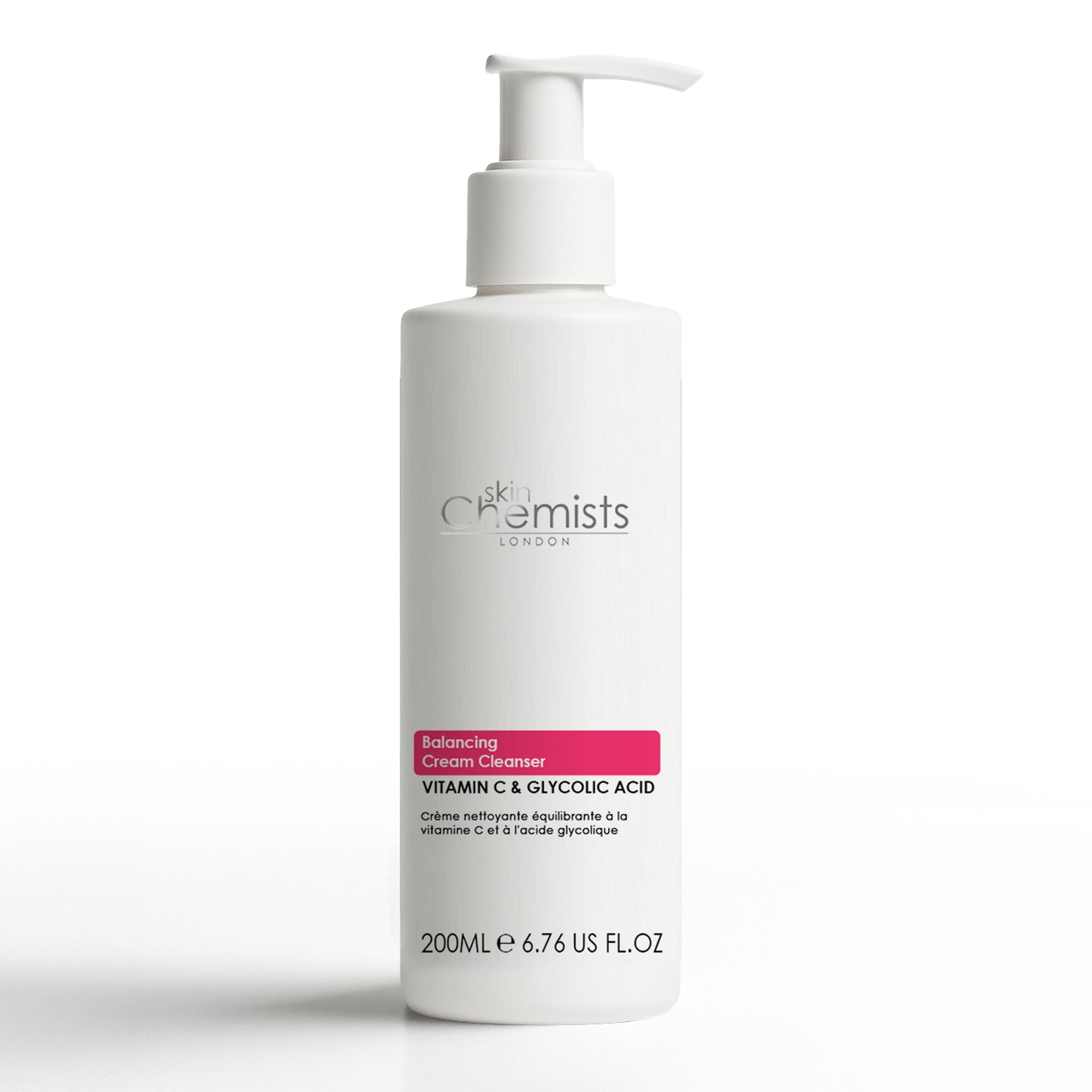 Crème nettoyante équilibrante à la vitamine C et à l'acide glycolique 200 ml