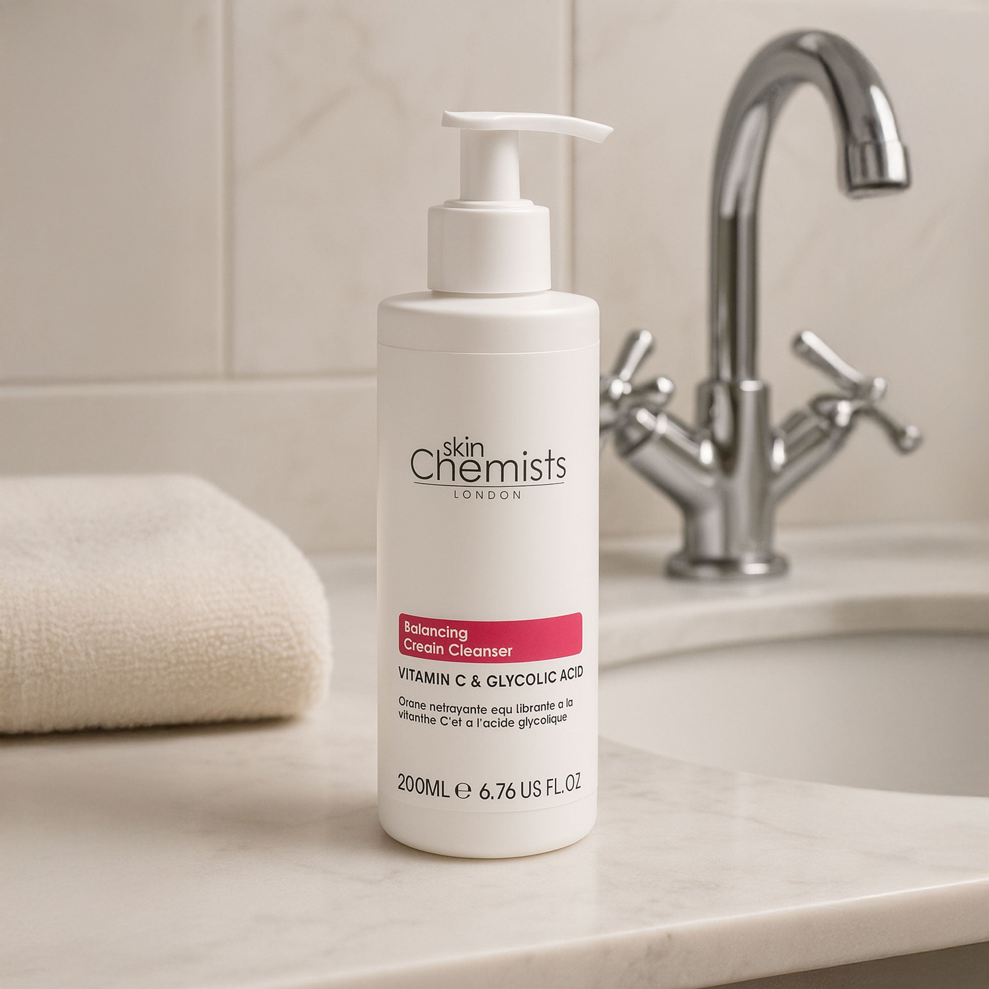 Balancing Vitamin C & Glycolic Acid Cream Cleanser 200ml