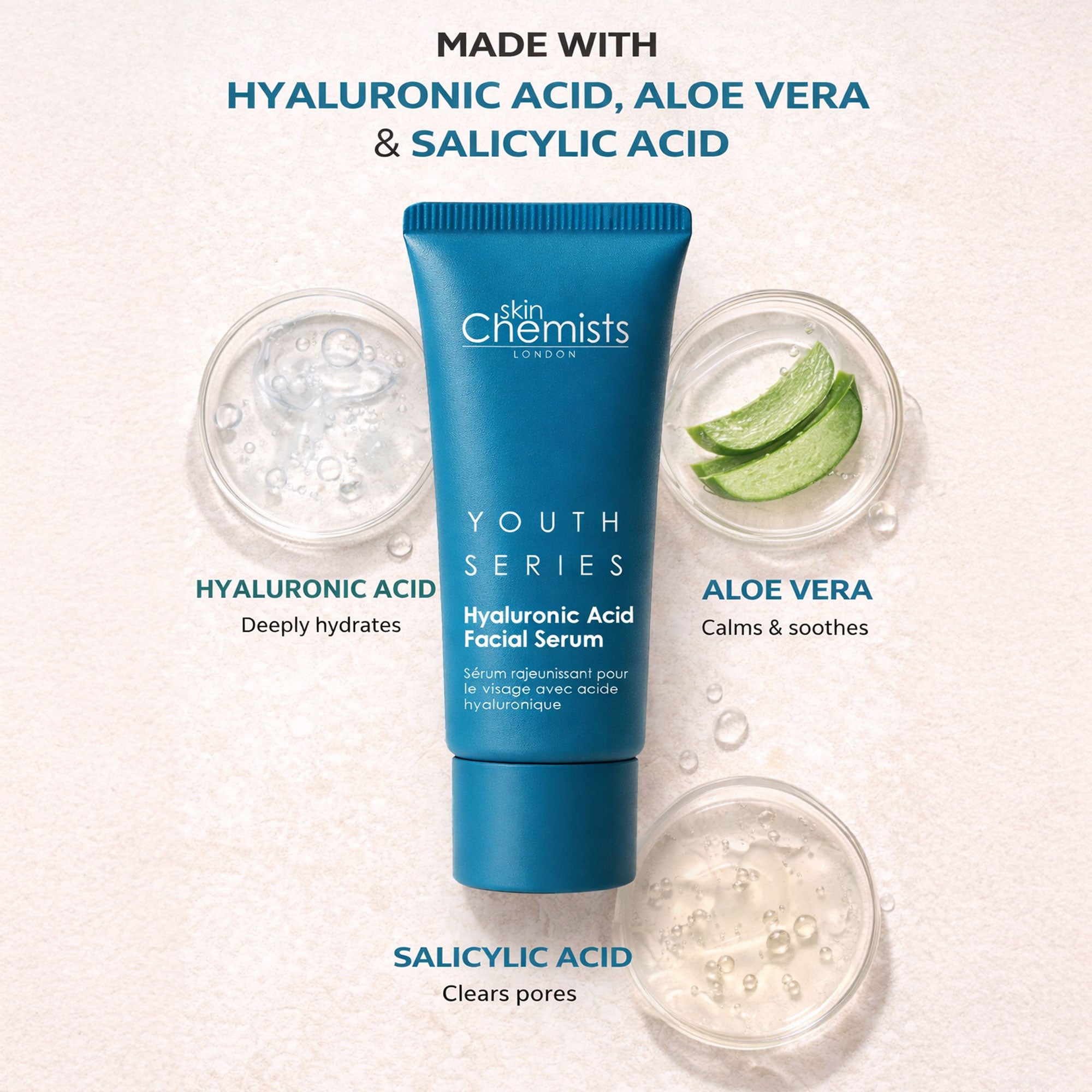 skinChemists Hyaluronic Acid Facial Serum 30ml