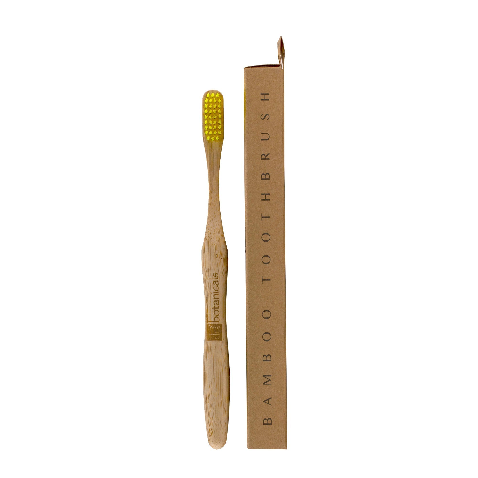 Bamboo Toothbrush Yellow x 2 Duo Pack