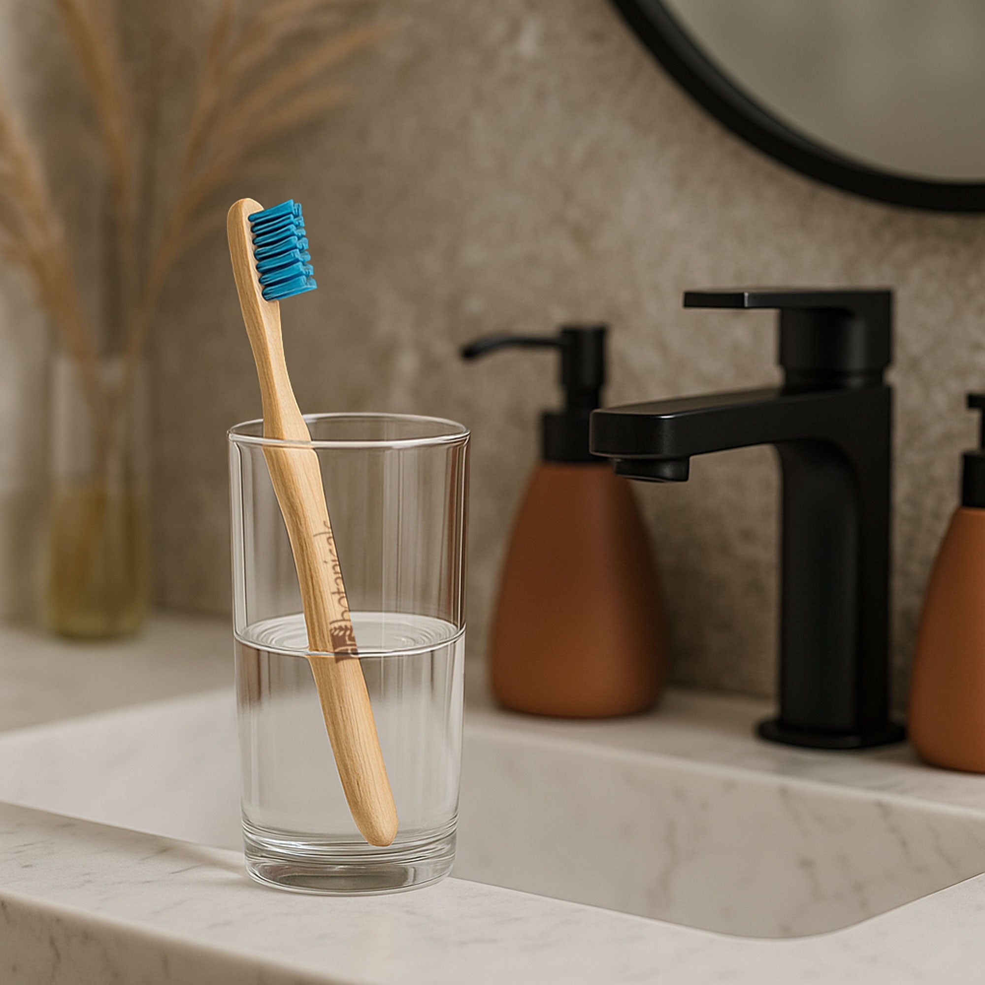 Bamboo Toothbrush Blue