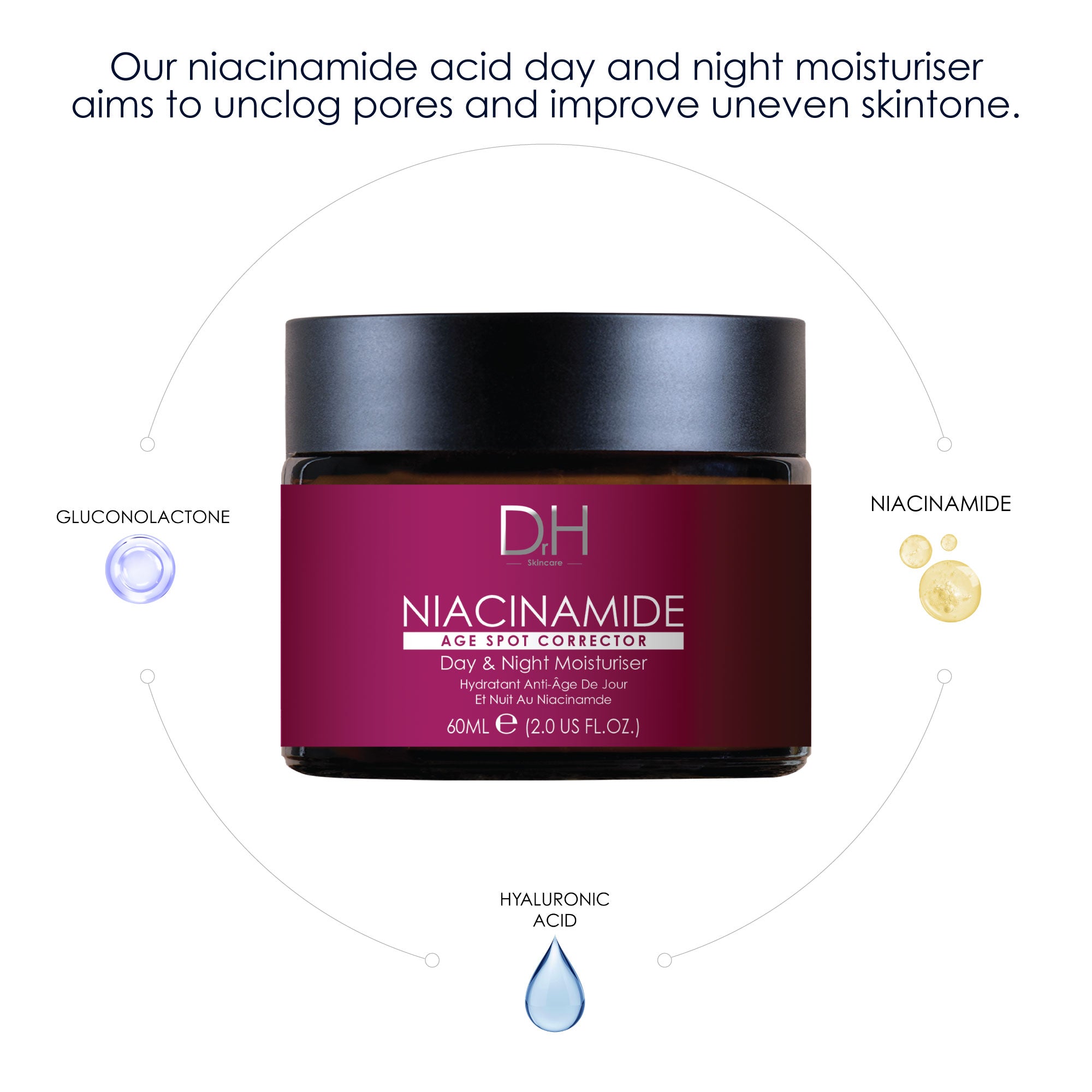 Niacinamide Day & Night Moisturiser 60ml