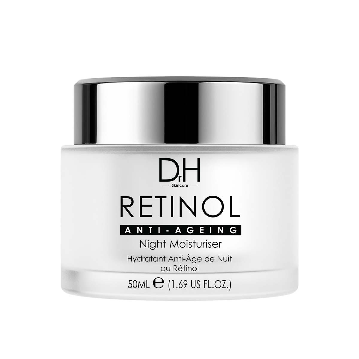 Crème hydratante de nuit anti-âge au rétinol, 50 ml