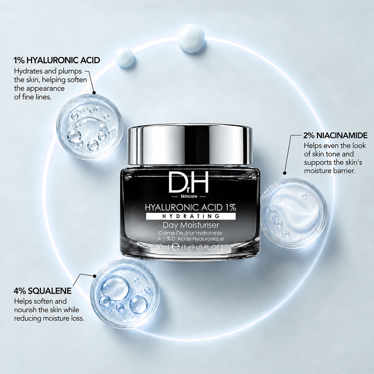 Tagespflege mit Hyaluronsäure 1% 50ml