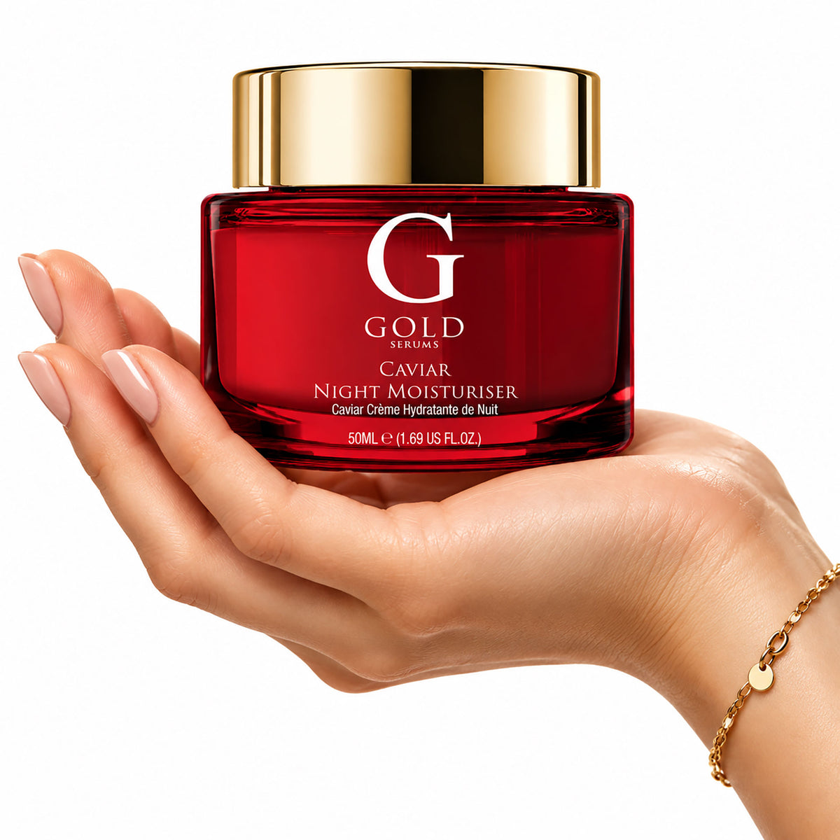 Crema hidratante de noche con caviar 50ml