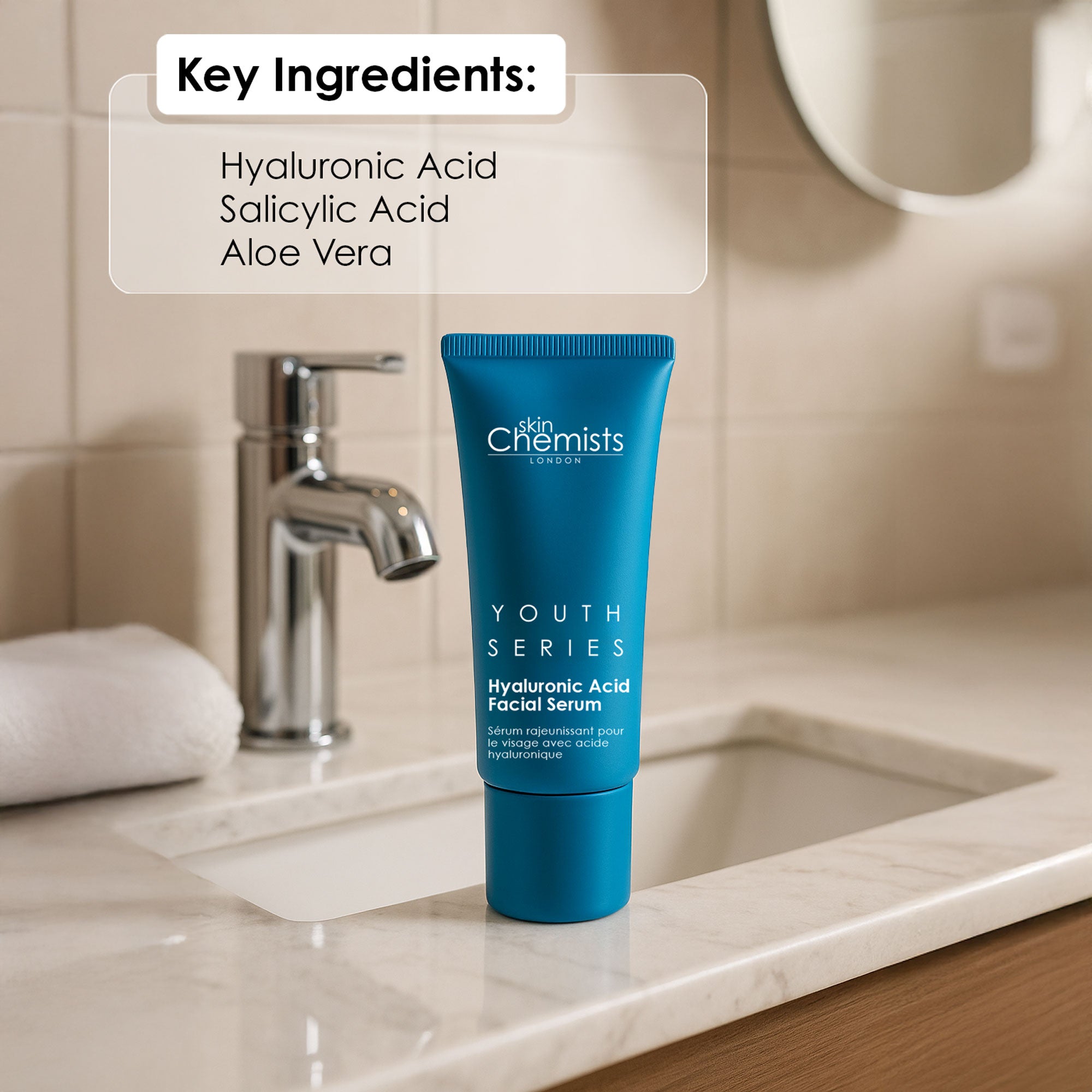Sérum visage à l'acide hyaluronique 1,5 % de la gamme Jeunesse 30 ml