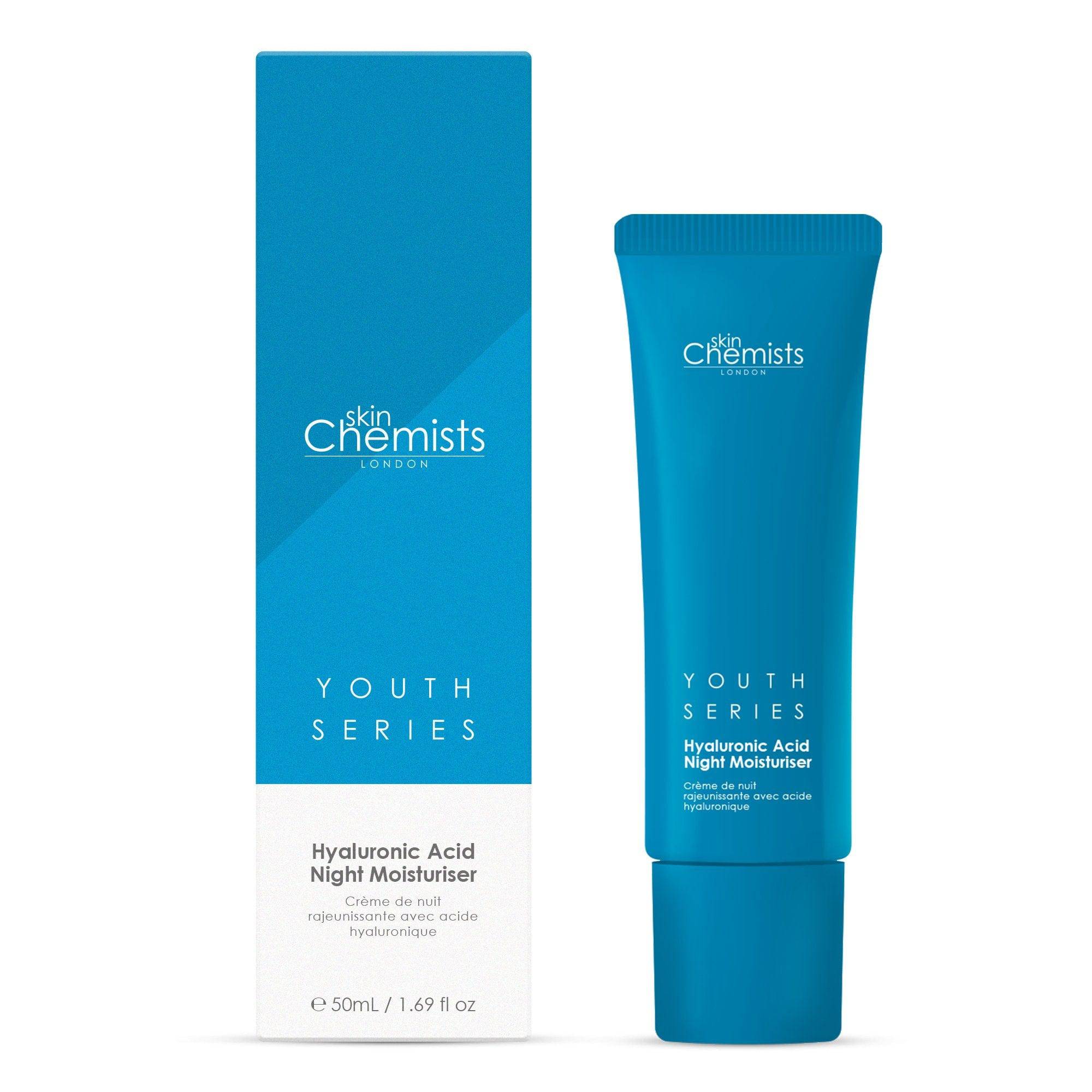 Youth Series 1% Hyaluronic Acid Night Moisturiser 50ml x 2 Duo Pack