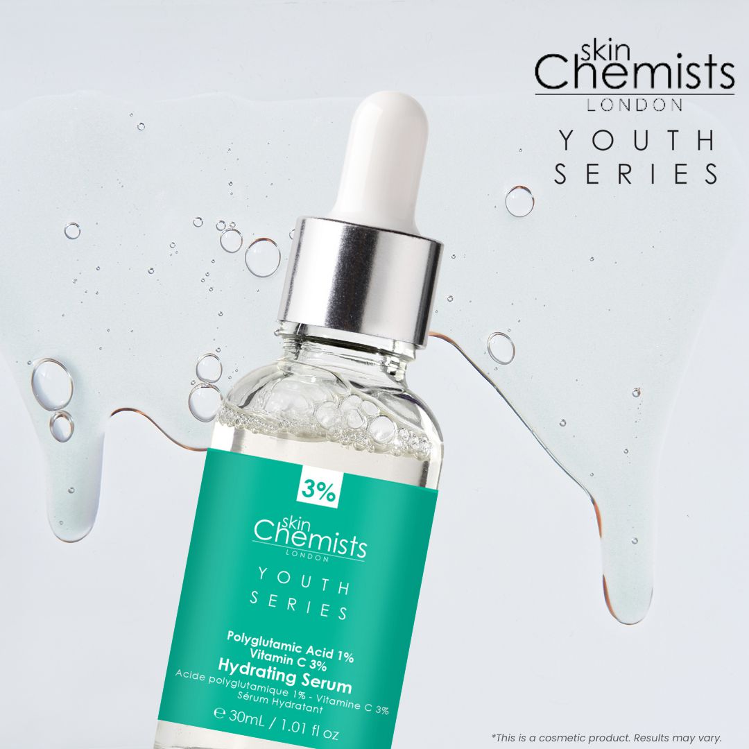 Youth Series Hydrating Serum Polyglutamic Acid 1%, Vitamin C 3% 30ml