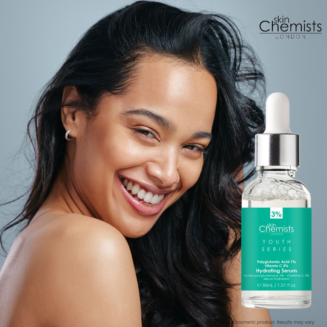 Youth Series Hydrating Serum Polyglutamic Acid 1%, Vitamin C 3% 30ml