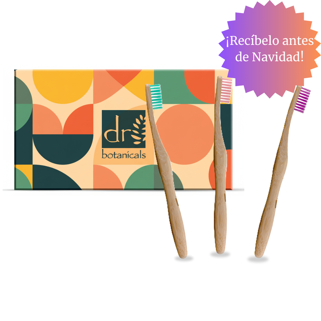 Pastel Bamboo Toothbrush Kit
