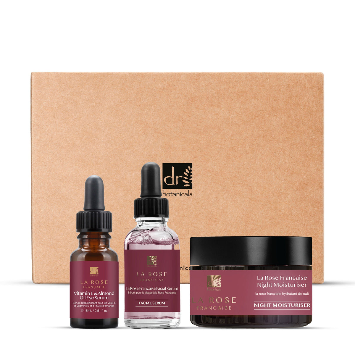DB La Rose Française - Facial Serum, Eye Serum and Night Moisturiser - skinChemists