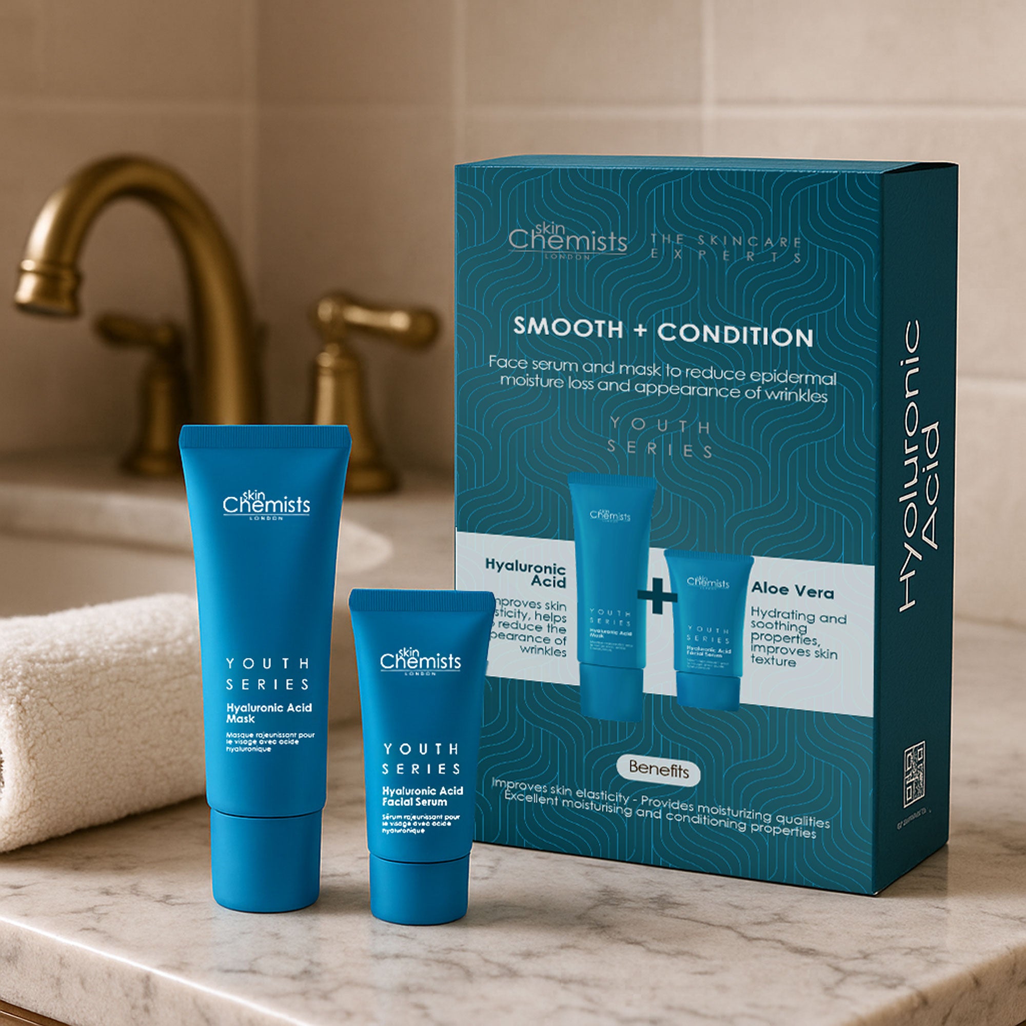 Youth Series Hyaluronic Acid Mask + Hyaluronic Acid Facial Serum 80ml