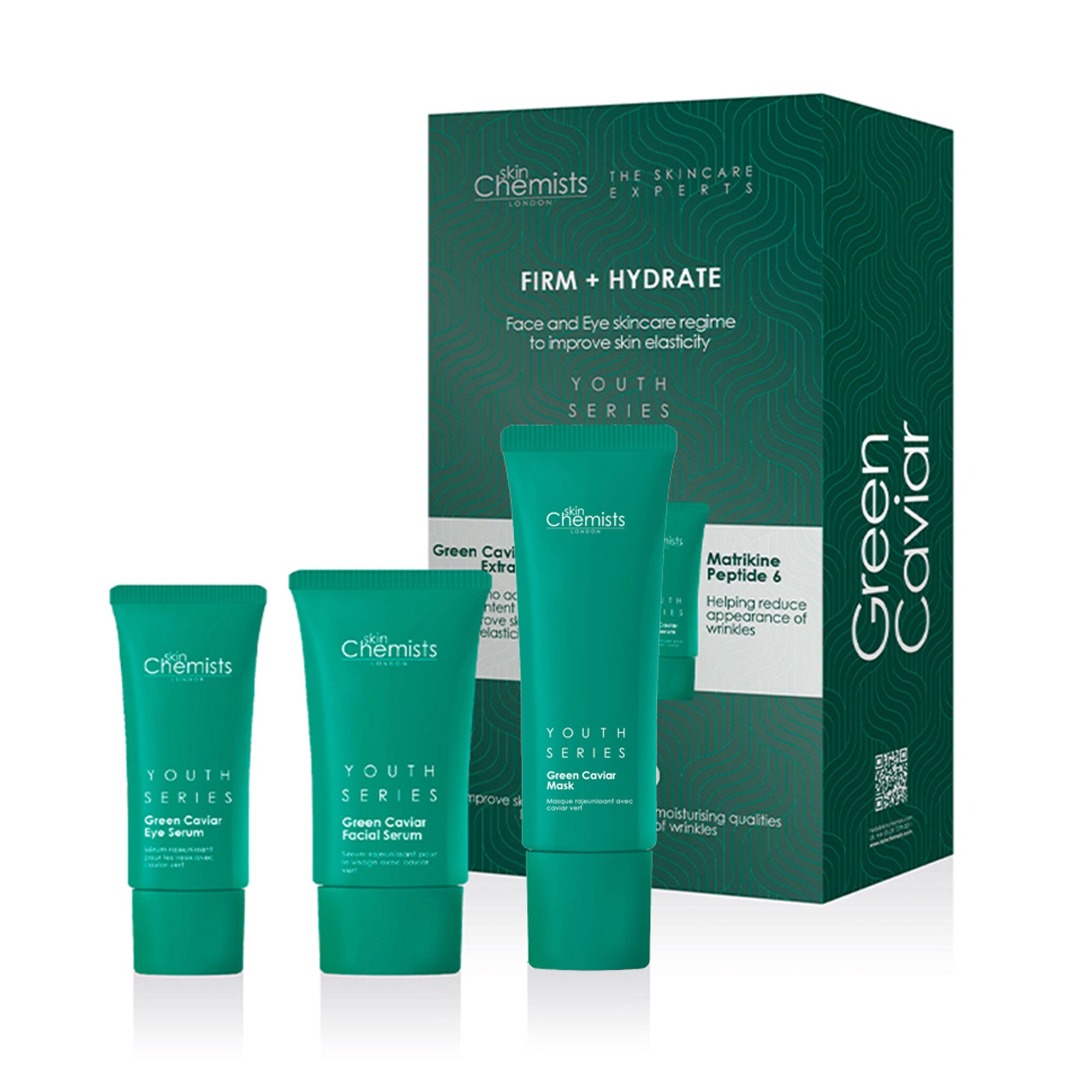 Green Caviar Firm & Hydrate Kit + Free Green Caviar Mask 50ml