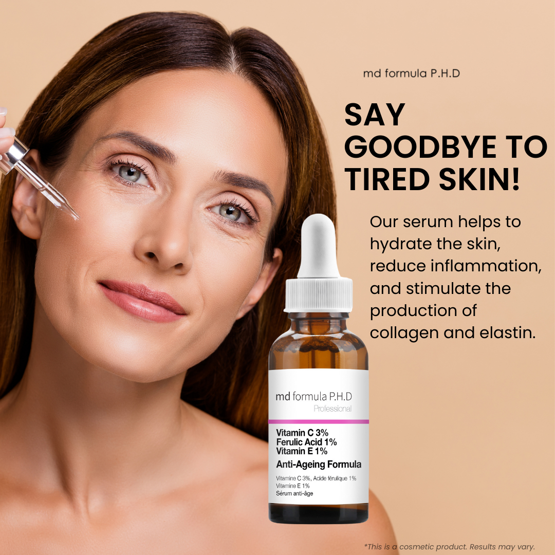 Anti-Ageing Serum Vitamin C 3%, Ferulic Acid 1%, Vitamin E 1% 30ml