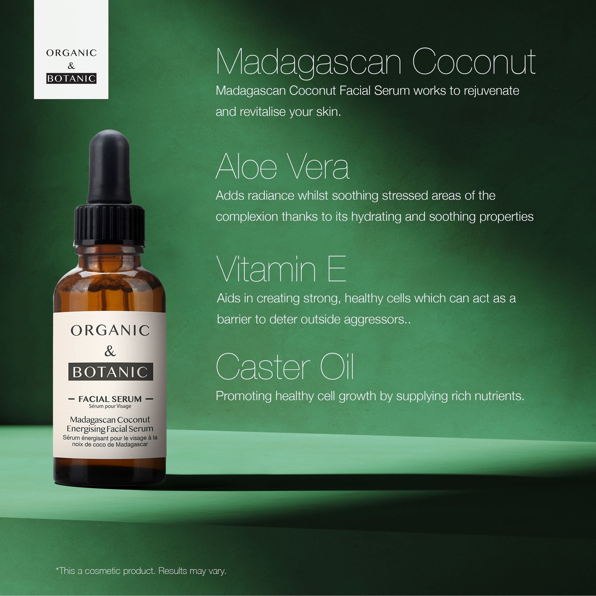 Madagascan Coconut Facial Serum 30ml x 2 Duo Pack