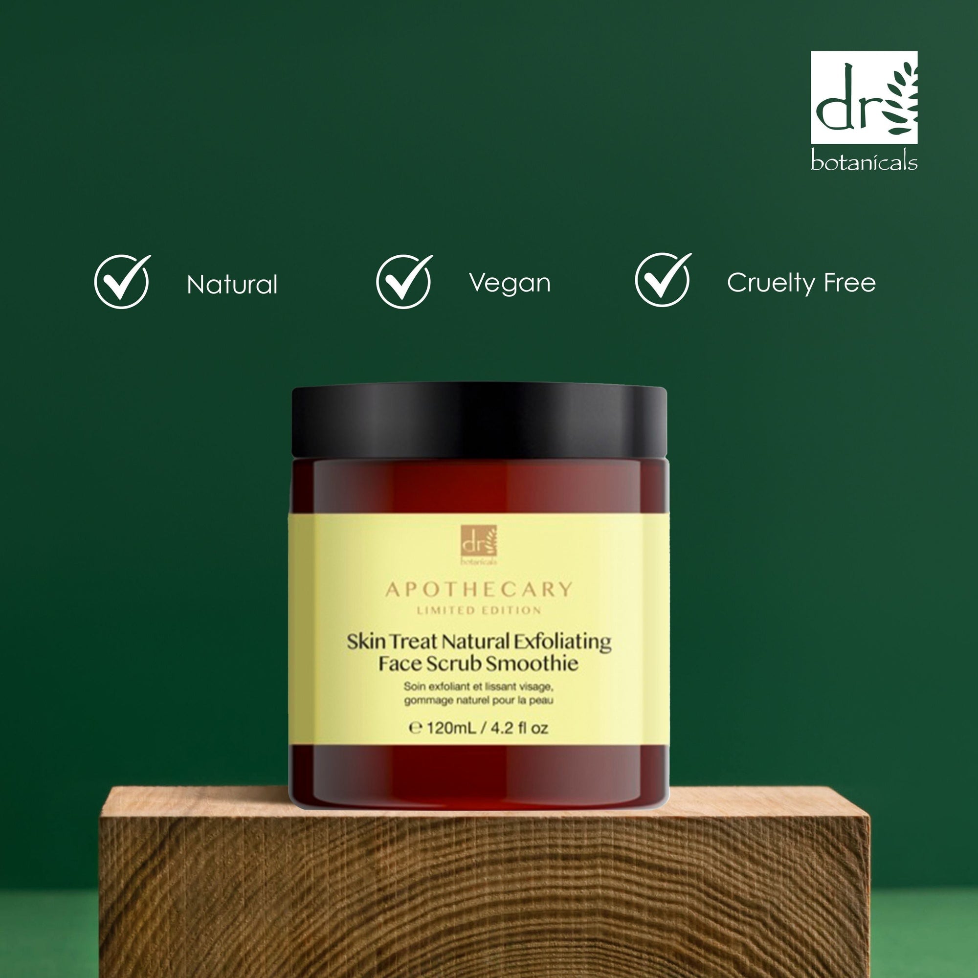 Skin Treat Natural Exfoliating Face Scrub Smoothie 120ml Twin Value Savings Pack