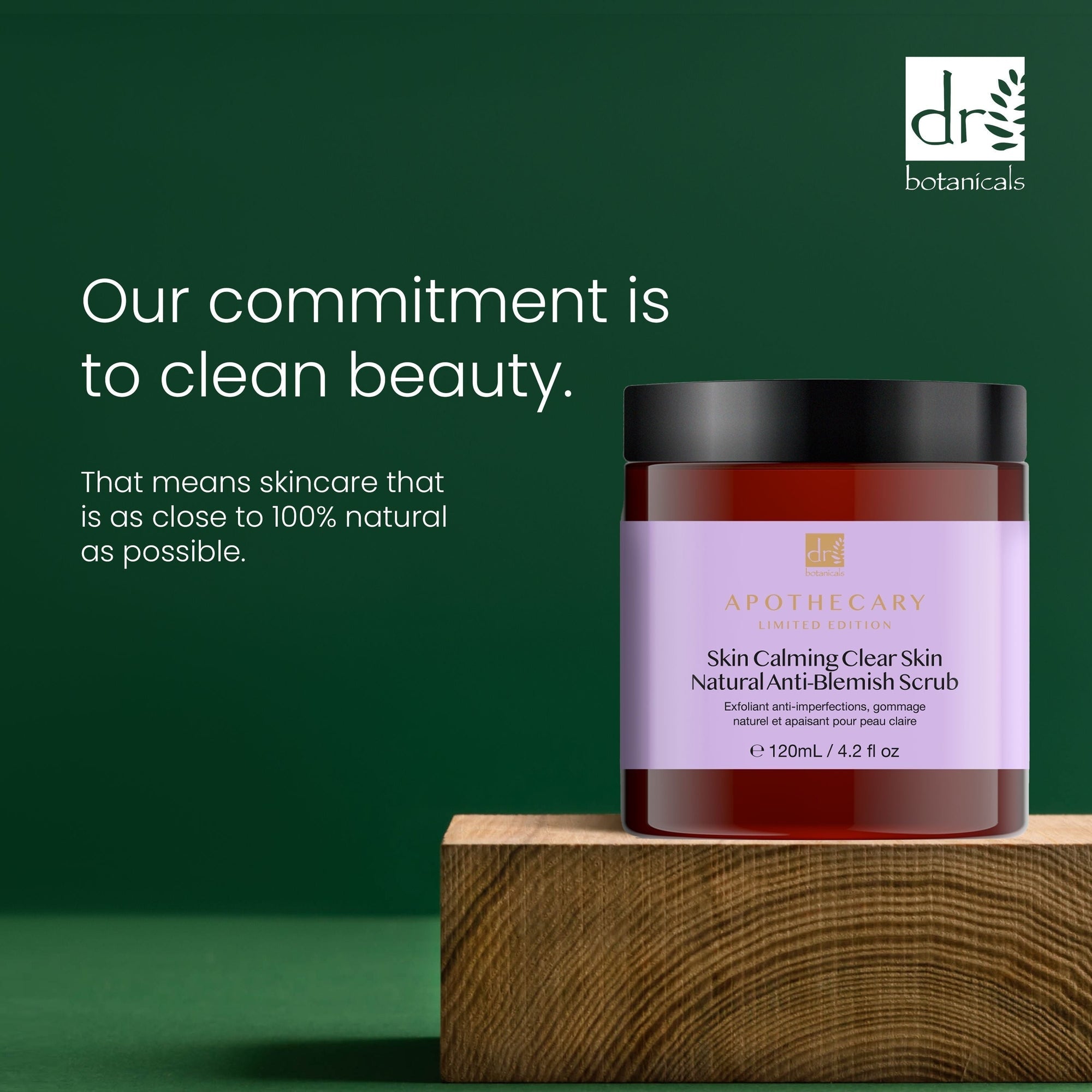 Skin Calming Clear Skin Natural Anti-Blemish Scrub 120ml Twin Value Savings Pack