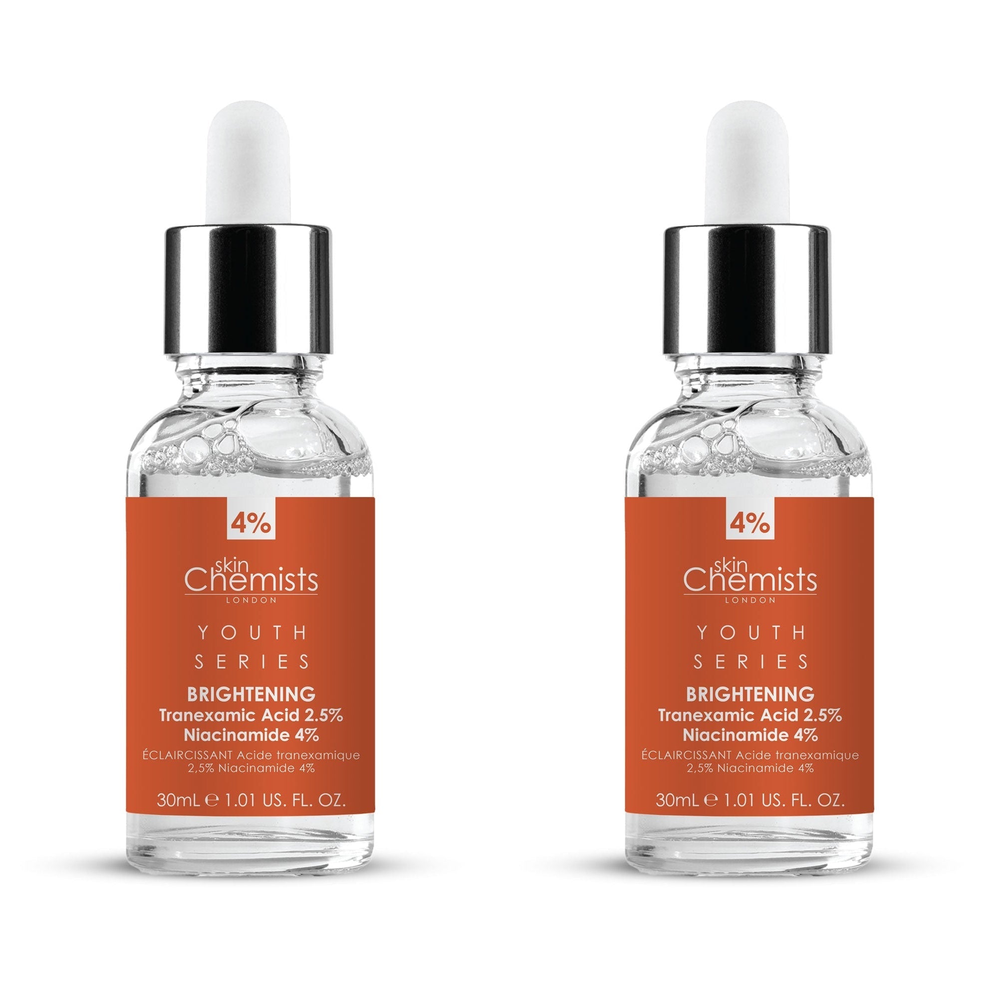 Youth Series Tranexamic Acid 2.5%, Niacinamide 4% Brightening Serum 30ml x 2 Duo Pack