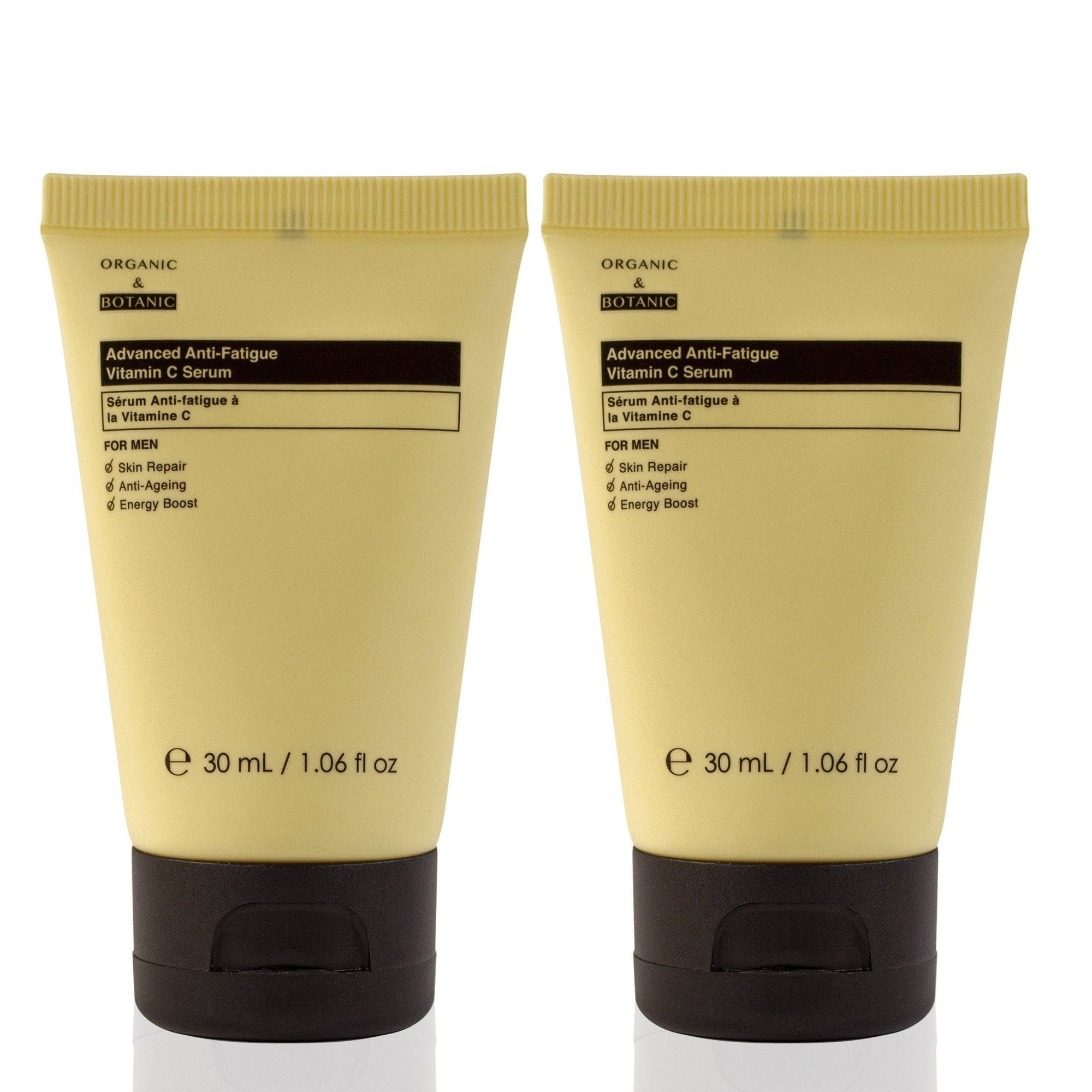 Hochwirksames Anti-Müdigkeits-Vitamin-C-Serum für Männer, 2 x 30 ml, Doppelpackung