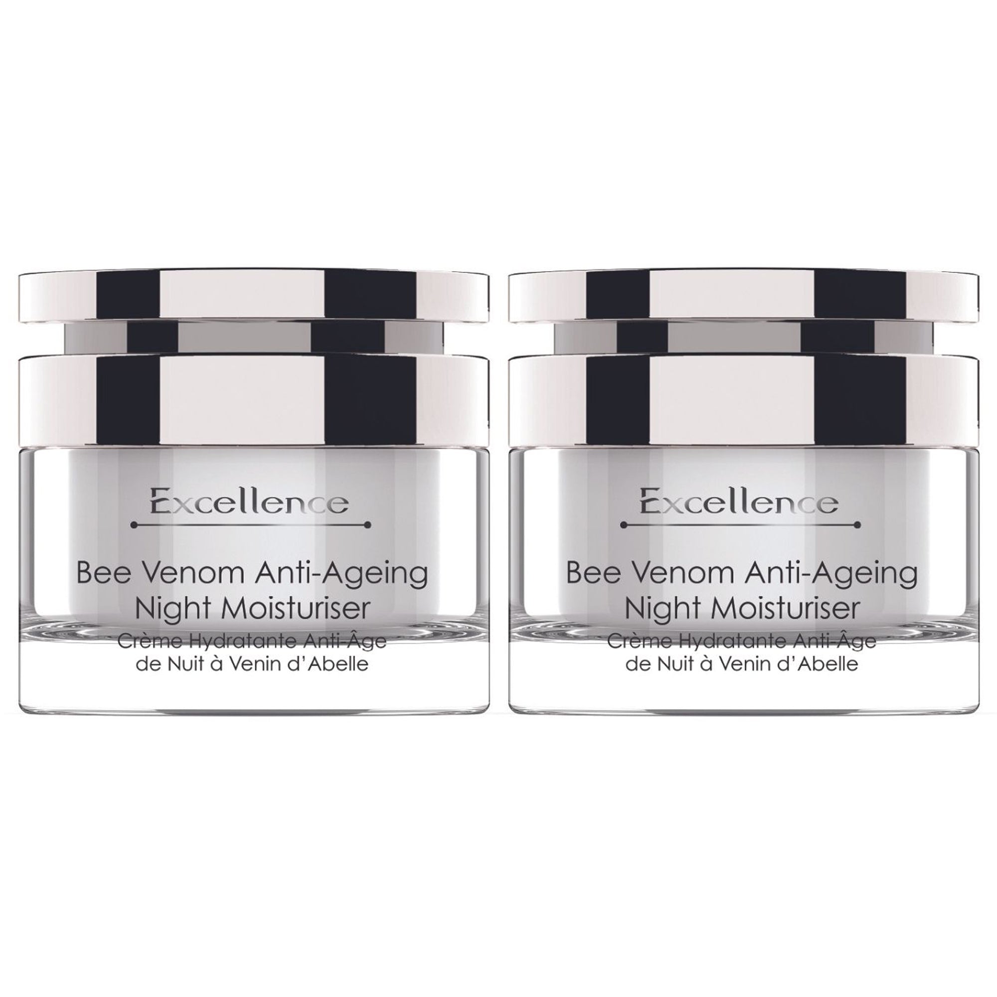 Excellence Bee Venom Anti-Ageing Night Moisturiser 50ml x 2 Duo Pack