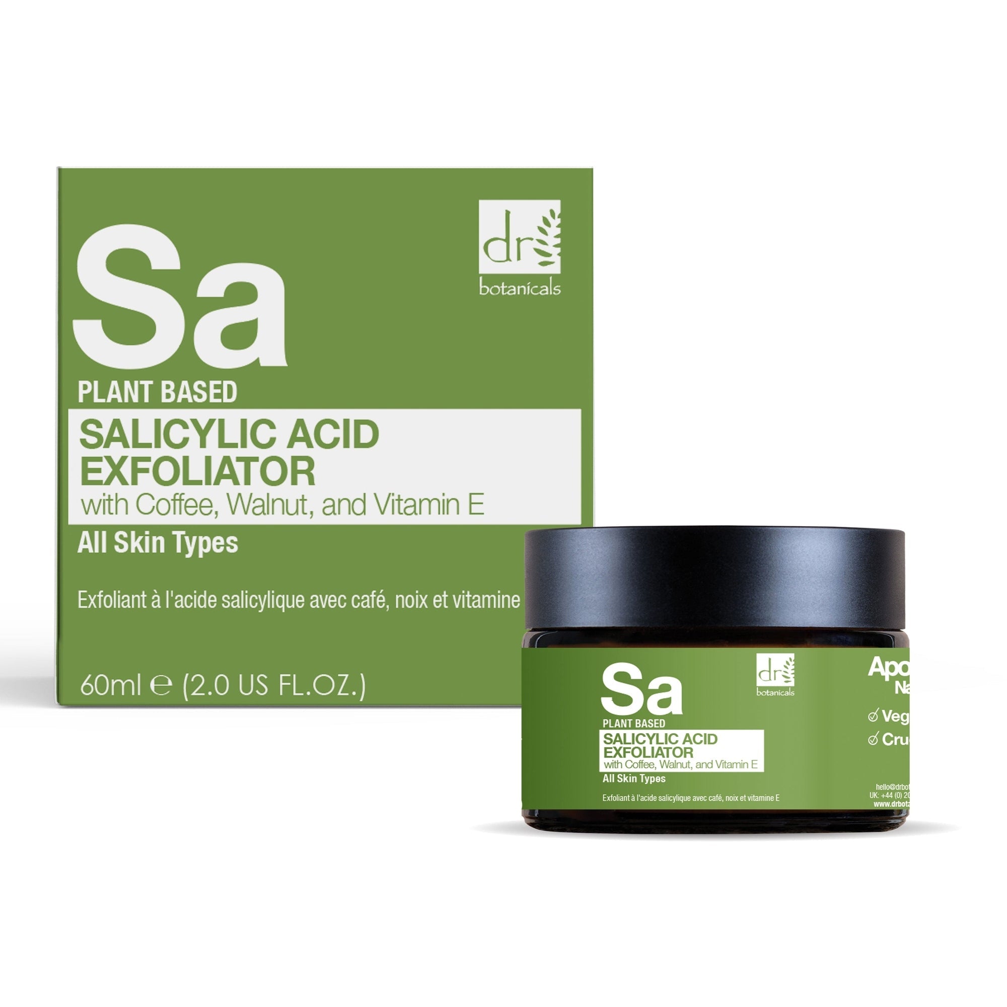 Salicylic Acid Exfoliator with Coffee, Walnut & Vitamin E 60ml