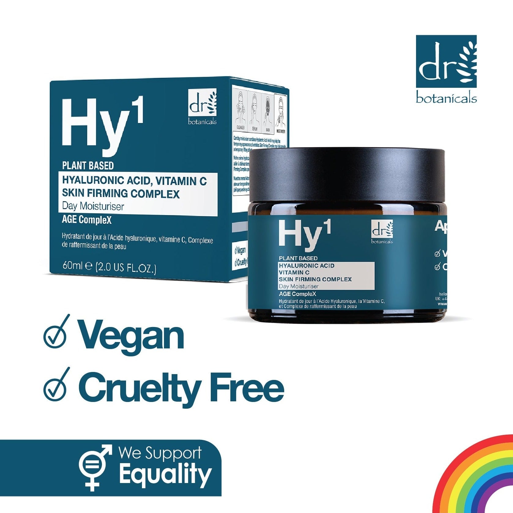 Advanced Hyaluronic Acid 1% & Vitamin C 1% & Skin Firming Complex 1% Day Moisturiser 60ml x 2 Duo Pack