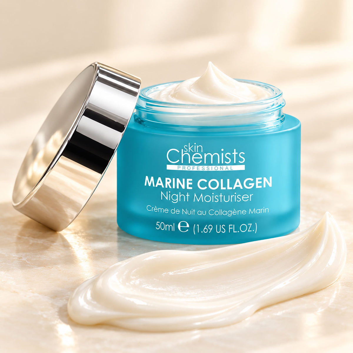 Crème hydratante de nuit au collagène marin 50ml