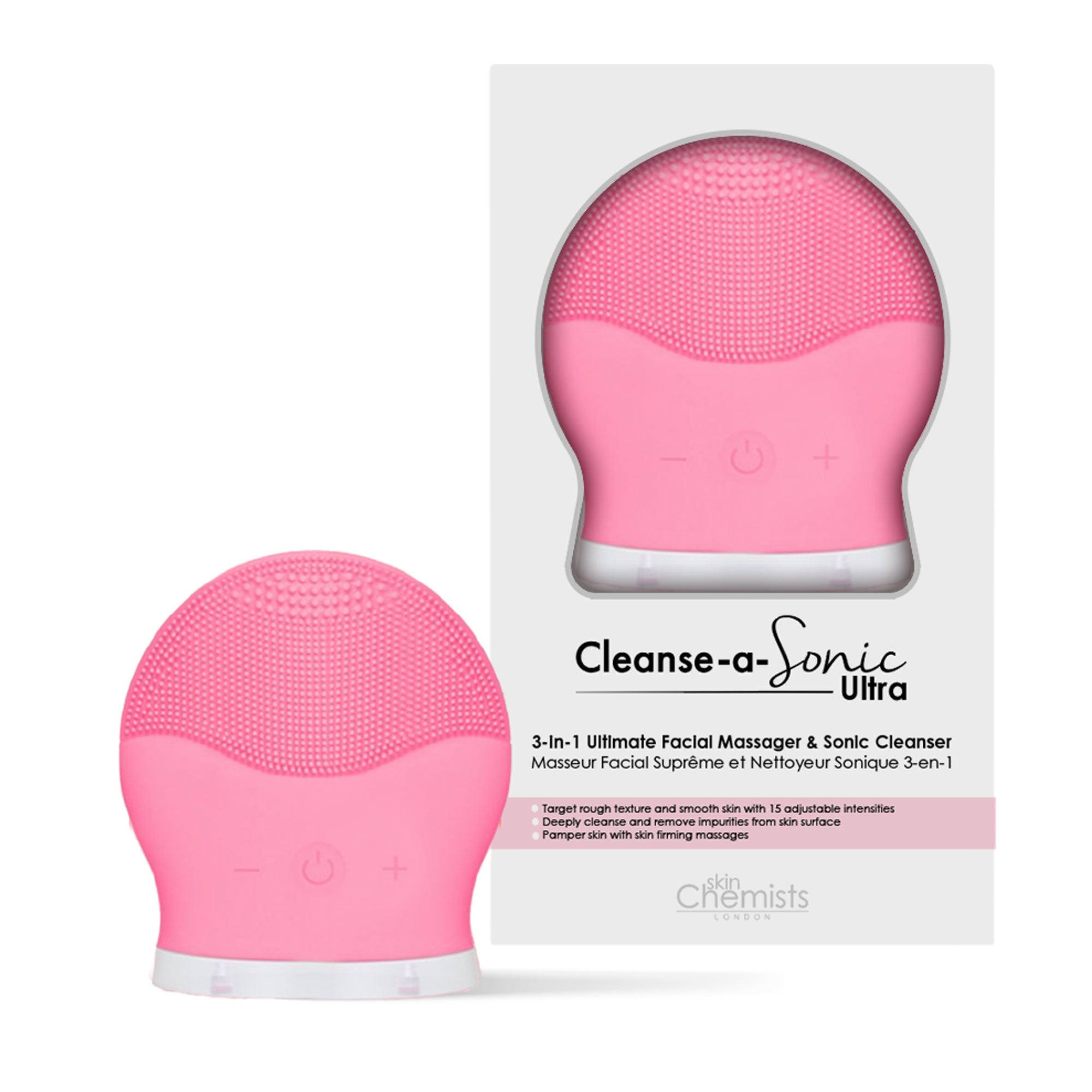 Cleanse-A-Sonic Ultra Pink x 2 Duo Pack