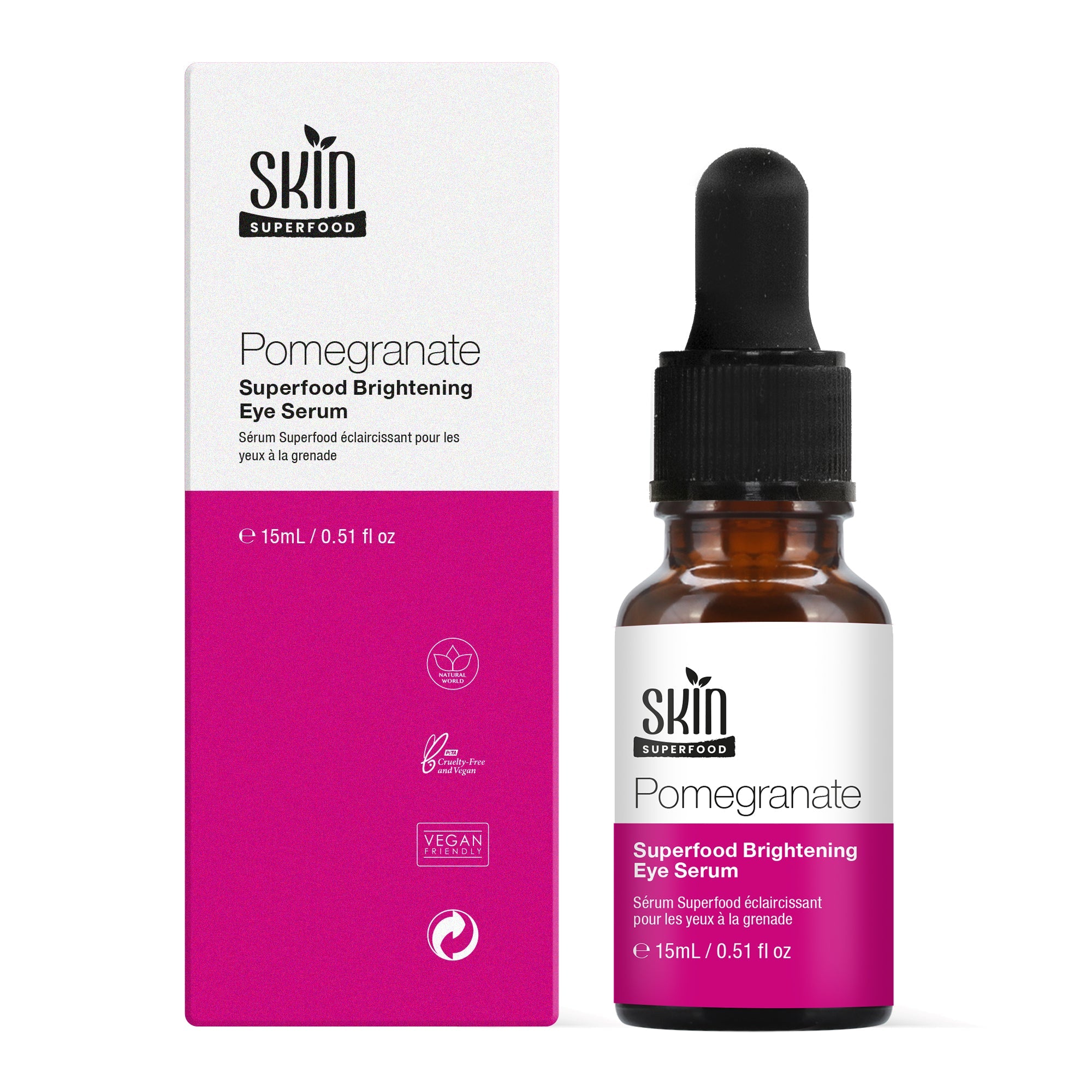 Pomegranate Superfood Brightening Eye Serum 15ml Twin Value Savings Pack