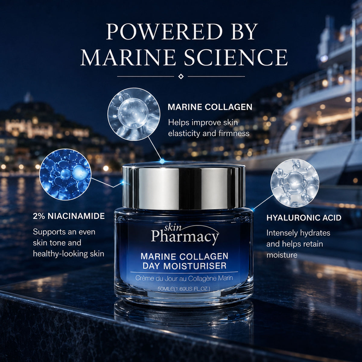 Hidratante facial de día con colágeno marino 50ml