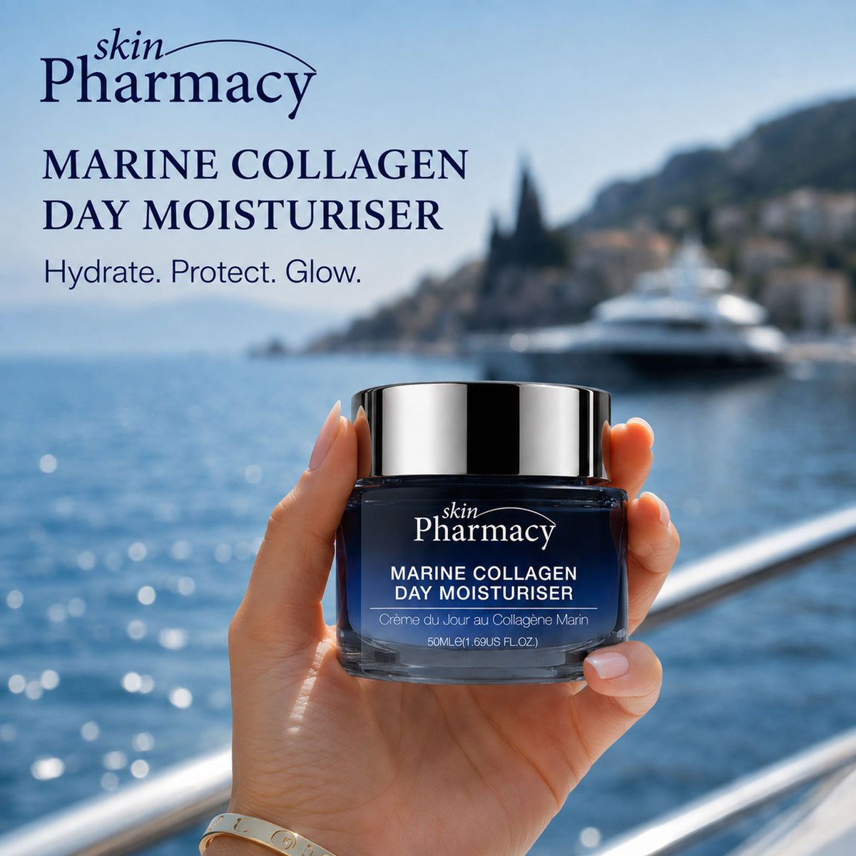 Hidratante facial de día con colágeno marino 50ml