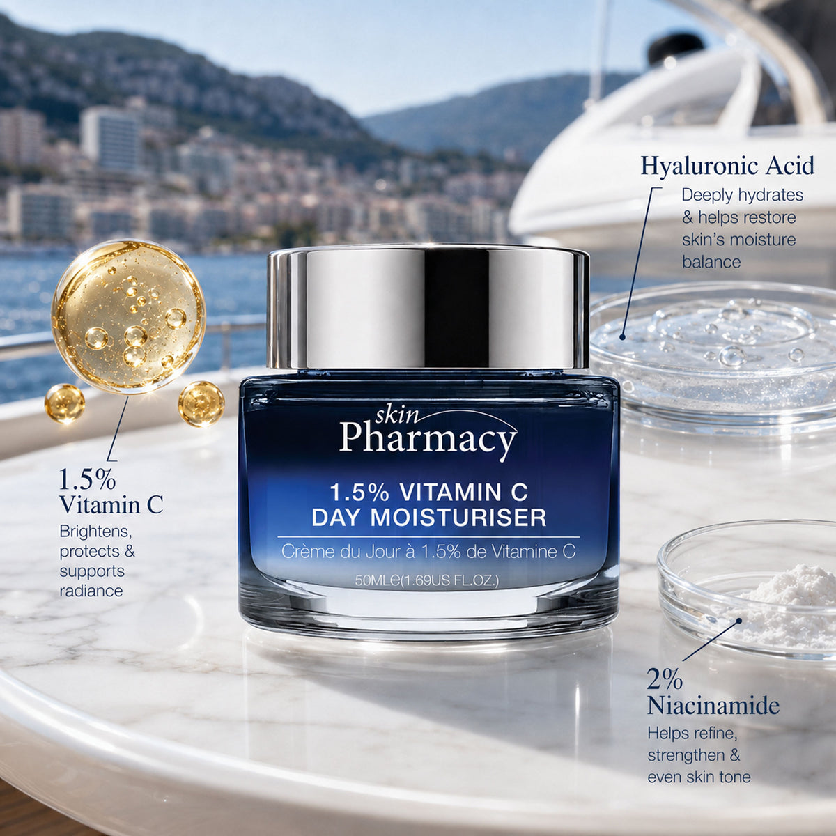 Tages-Feuchtigkeitscreme mit 1,5% Vitamin C 50ml
