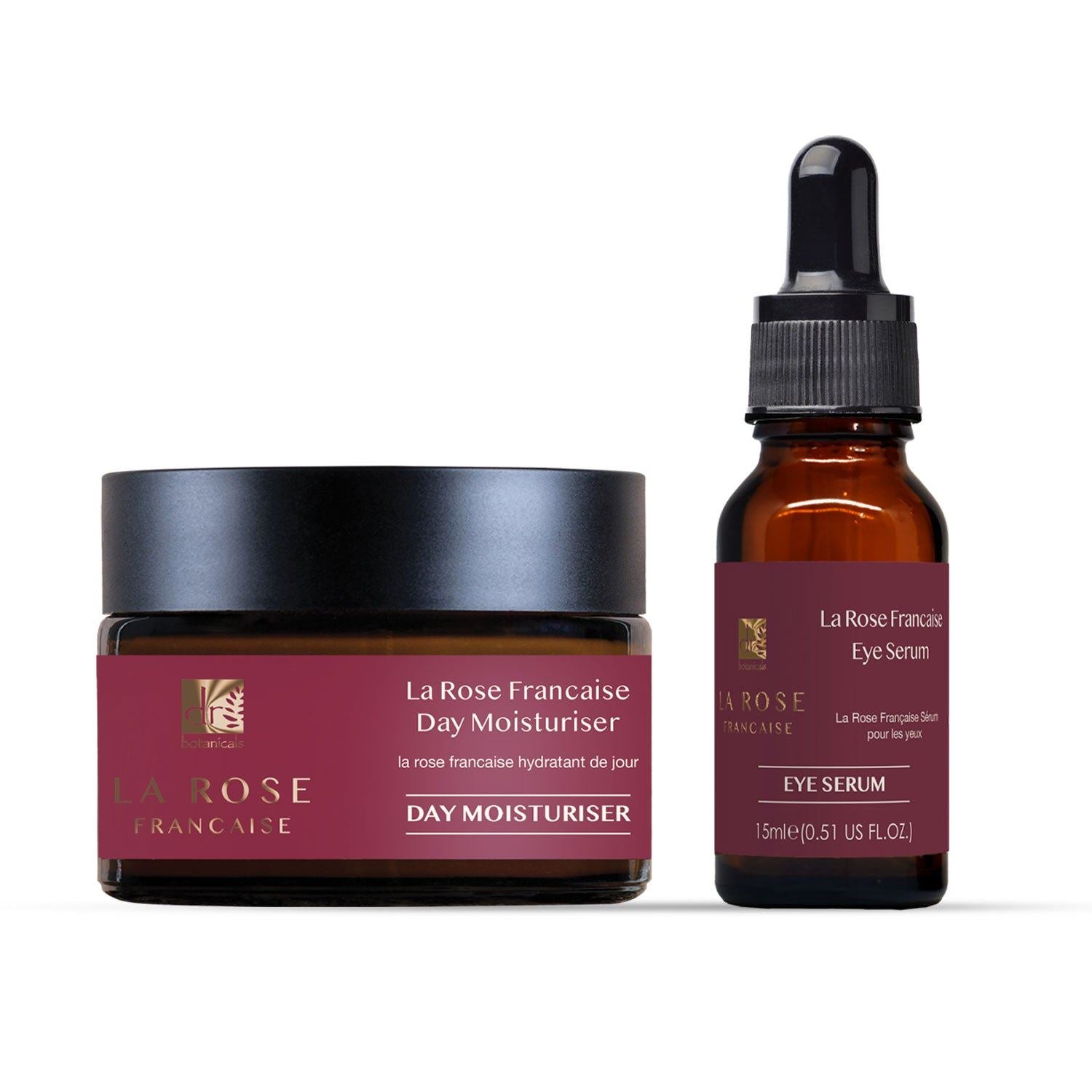 Anti-Ageing La Rose Française Duo Moisturiser & Eye Serum Kit